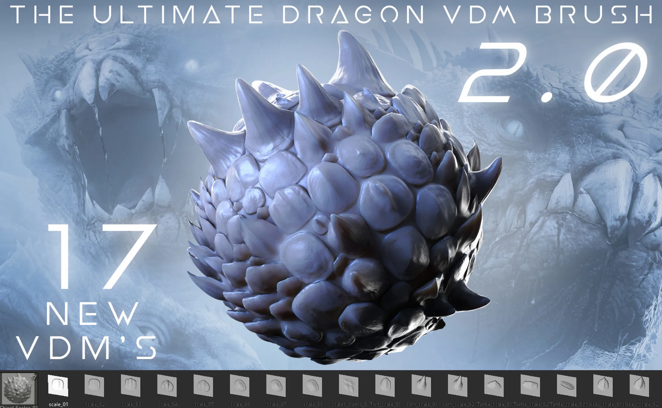 The Ultimate Dragon Scale VDM Brush Pack 2