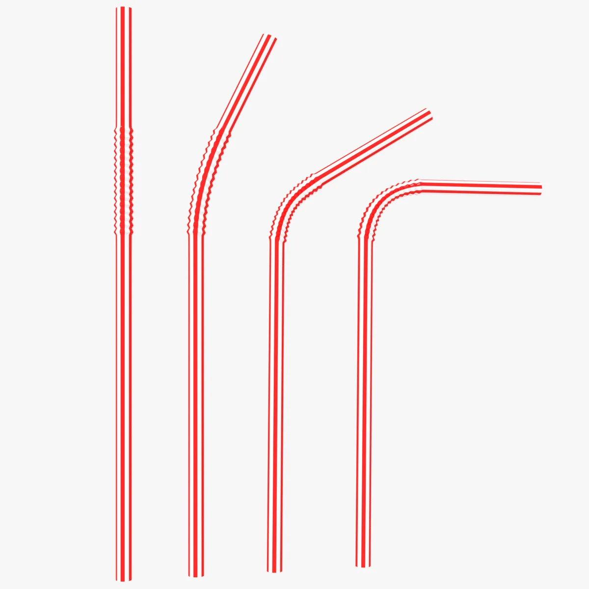 Plastic Drinking Straw 01