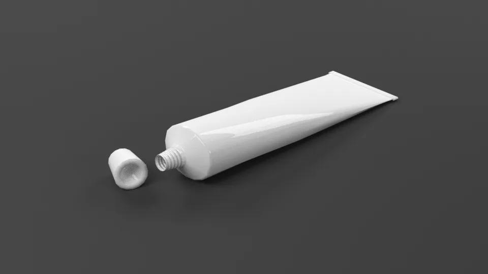 Toothpaste Container FlippedNormals
