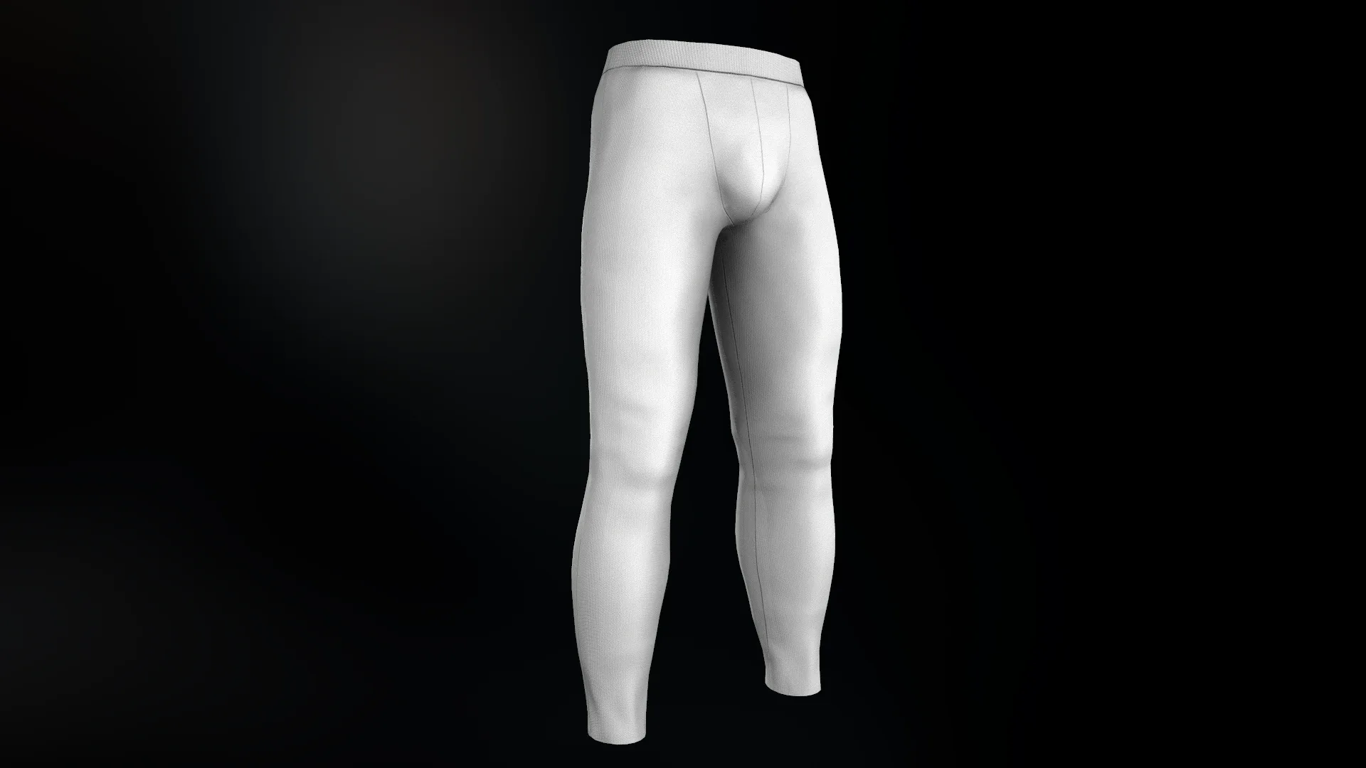 White Skinny Medieval Pants