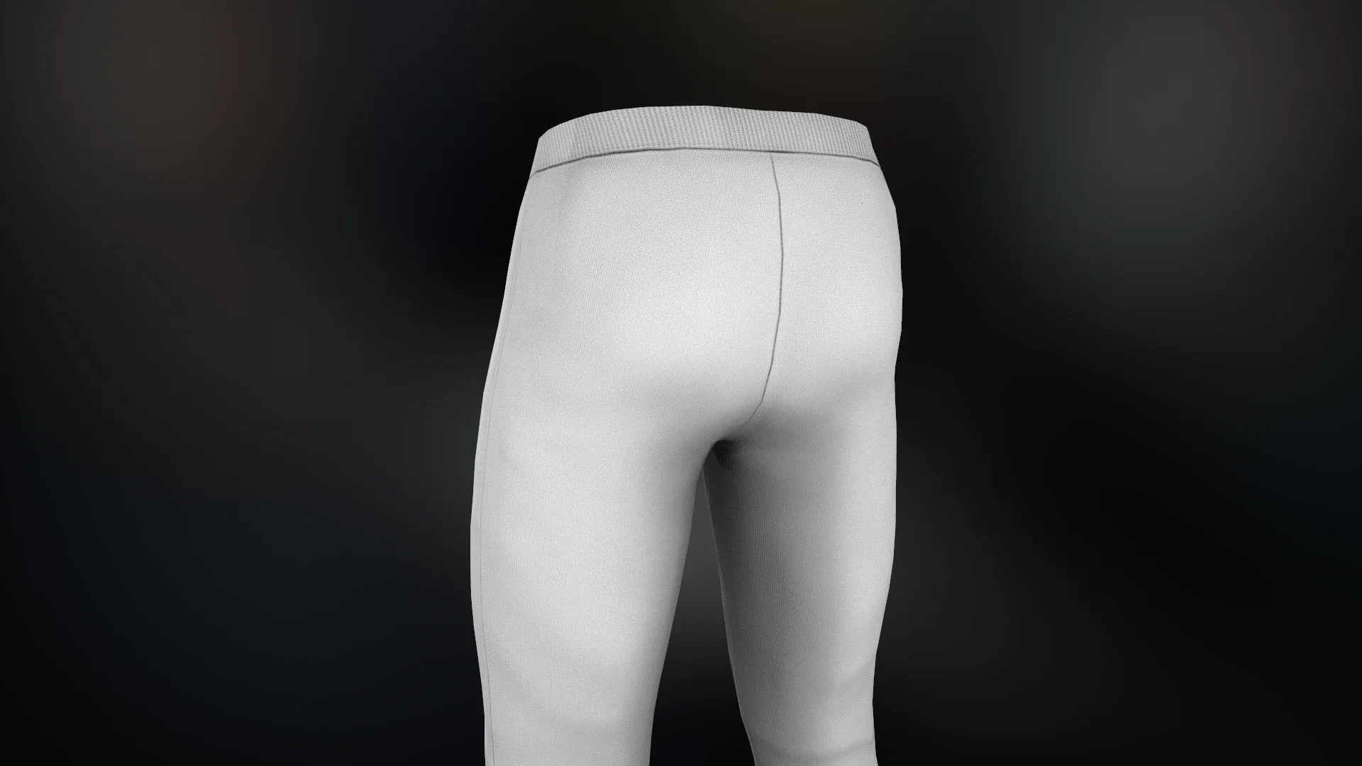 White Skinny Medieval Pants