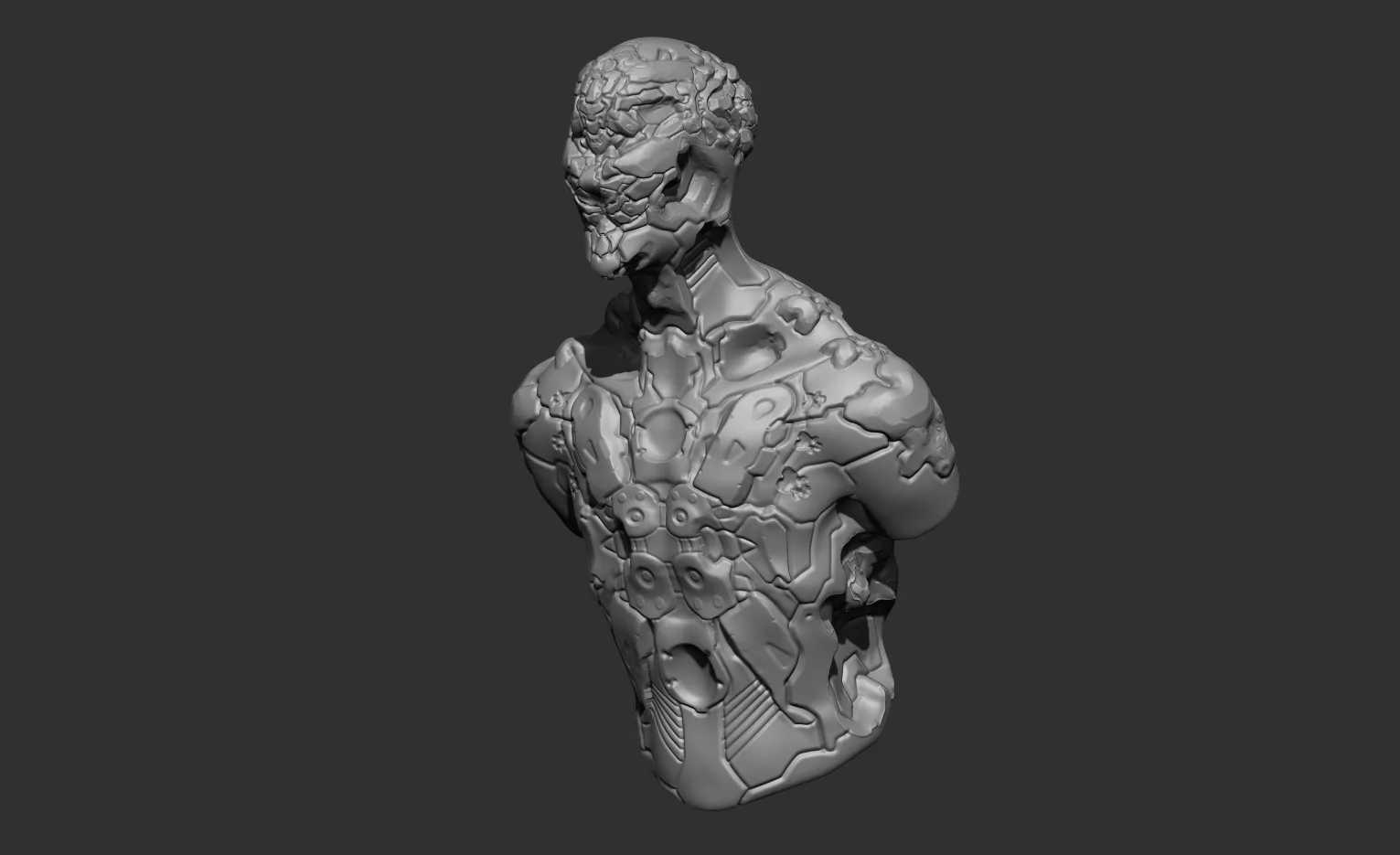 20 VDM Brush For Organic - Mech Concepting In Zbrush