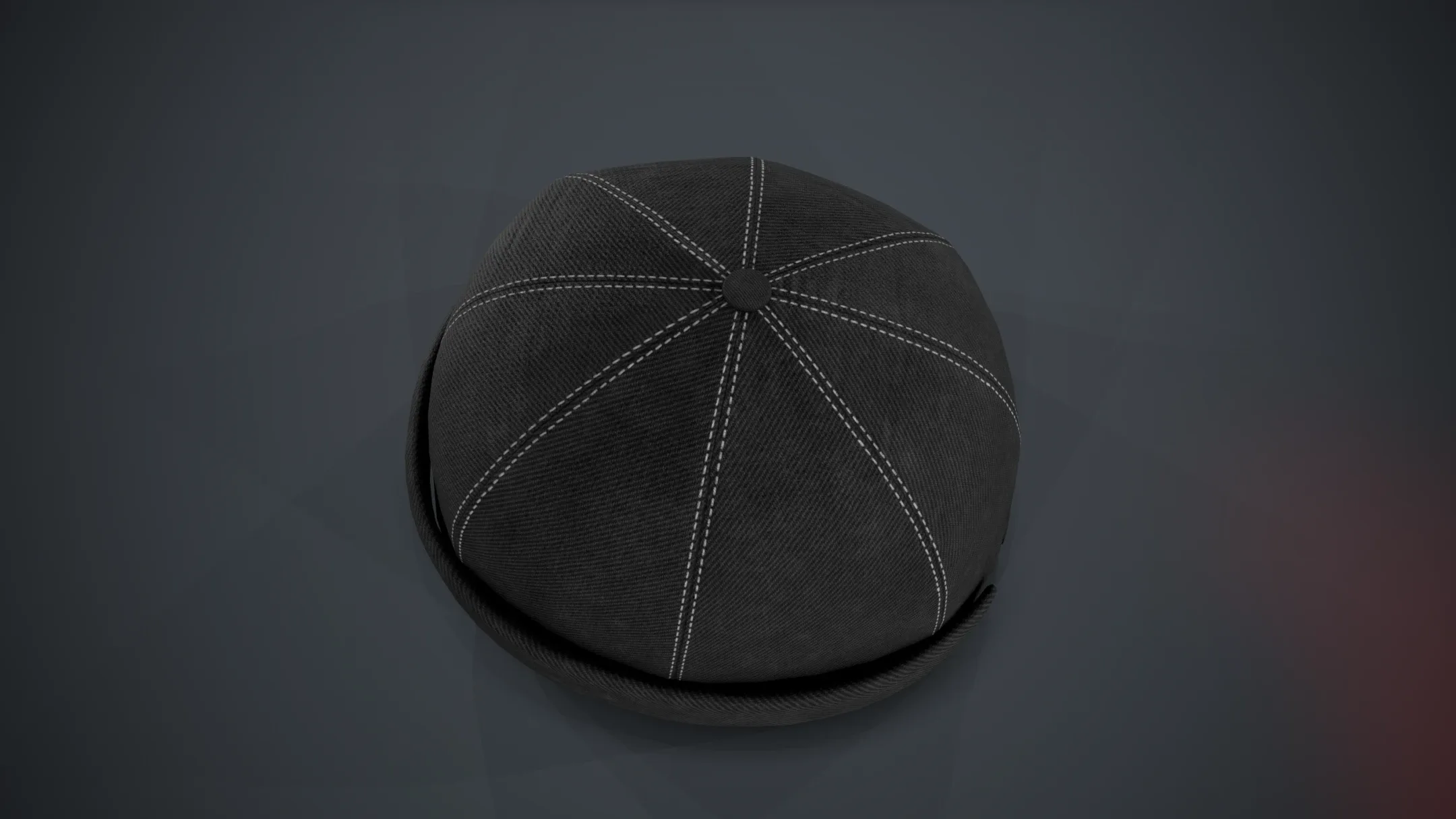 Full Black Jeans Brimless Cap FlippedNormals