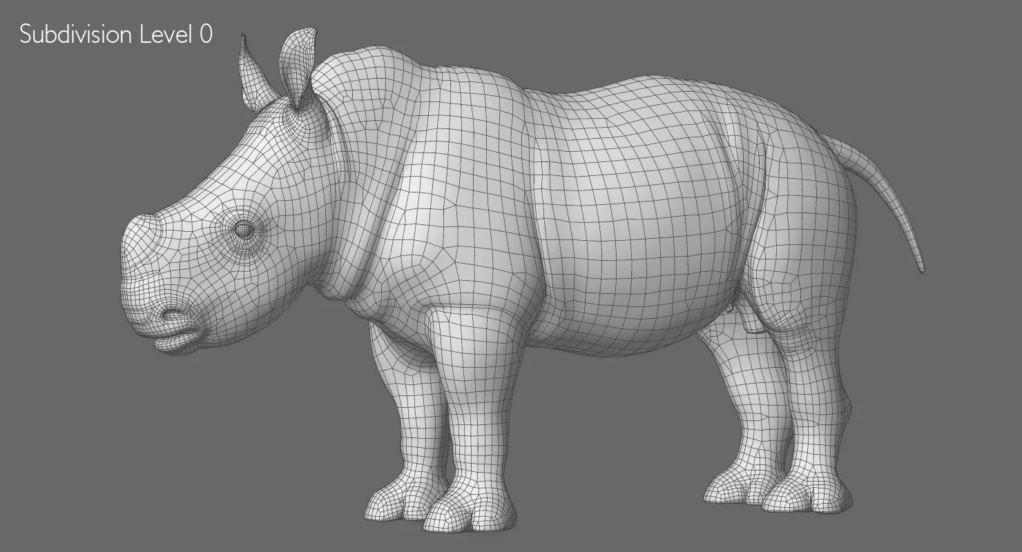 Rhino Baby Animated