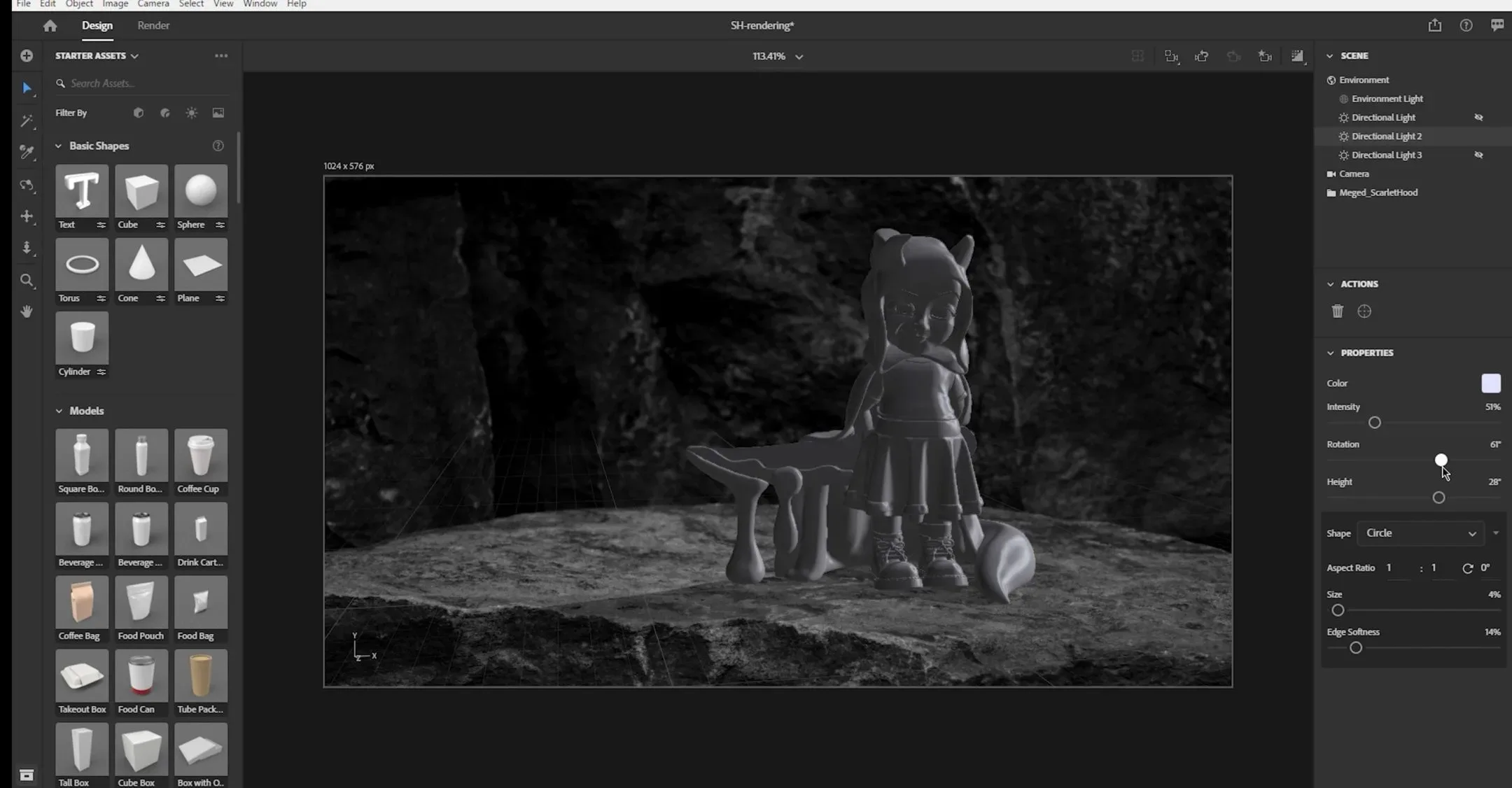Rendering for 3D Product Design Using Adobe Dimension & Photoshop