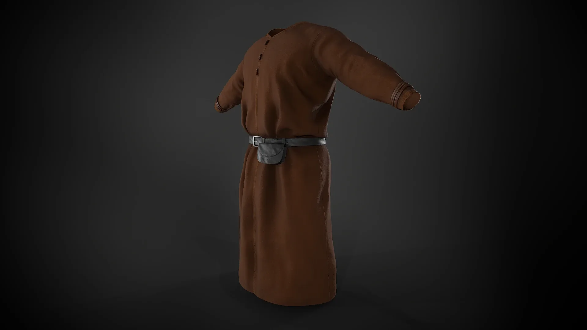 Brown Medieval Top