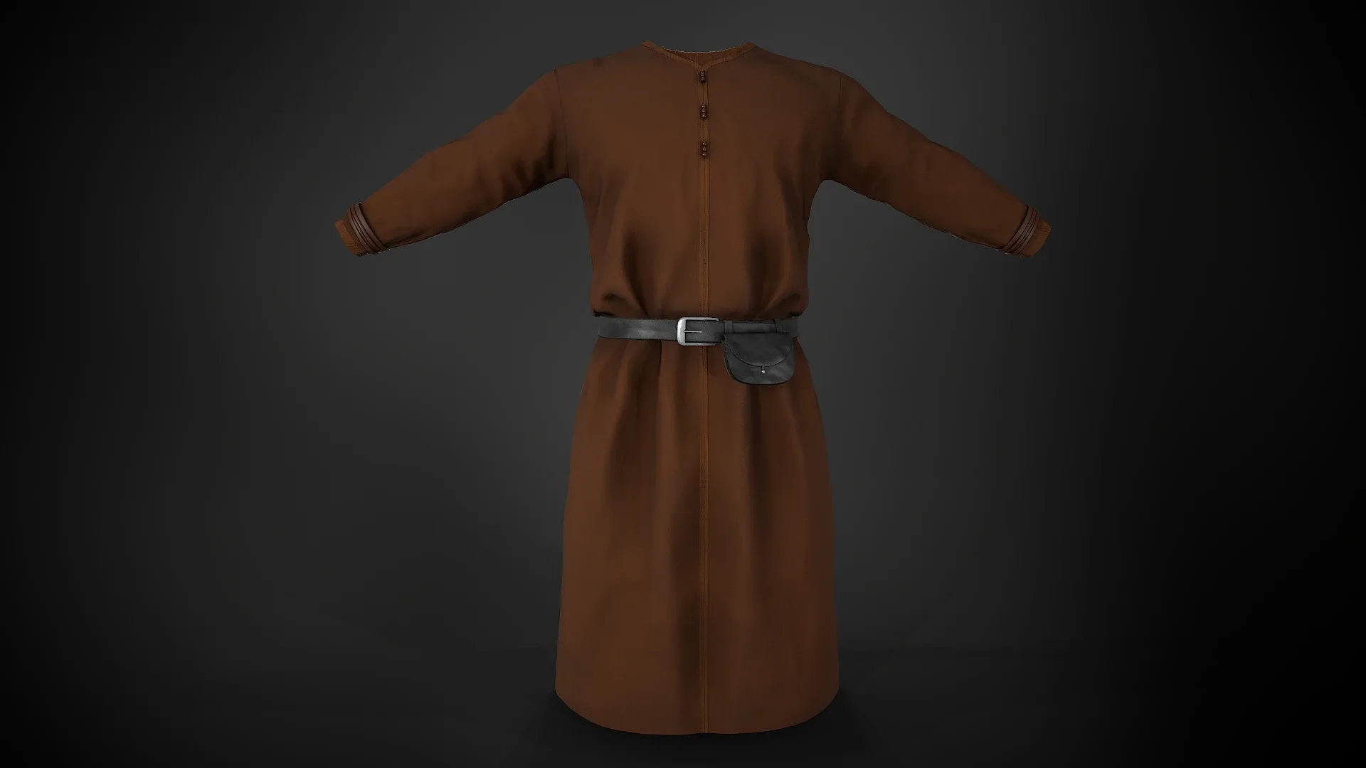 Brown Medieval Top