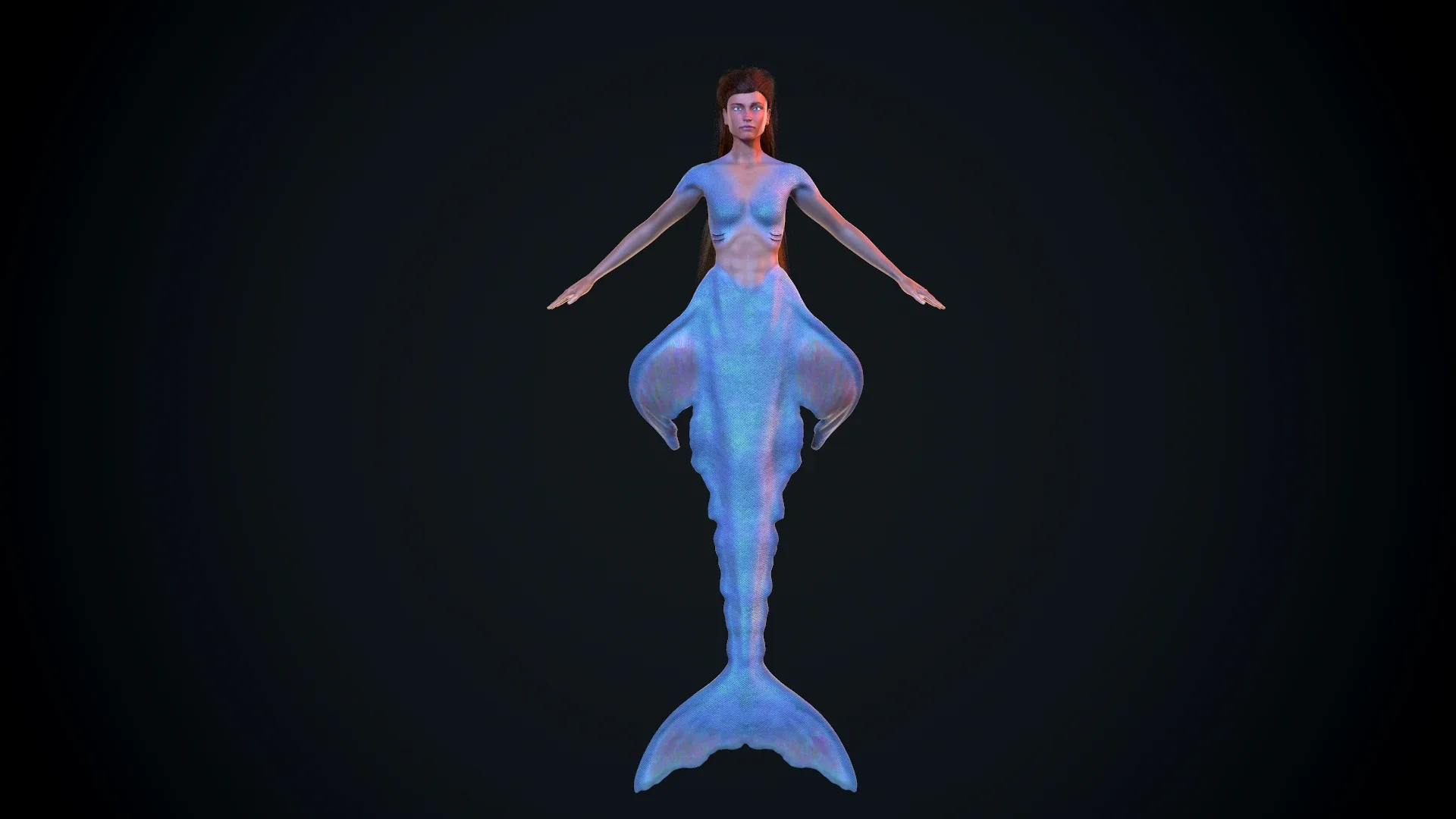 Rigged Mermaid