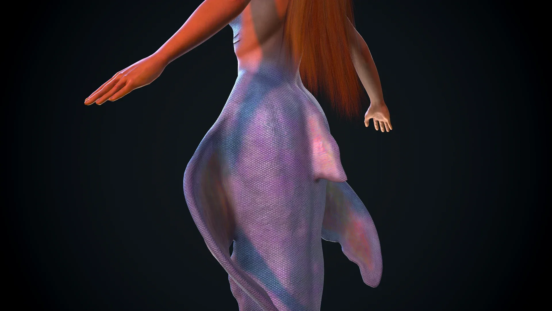 Rigged Mermaid