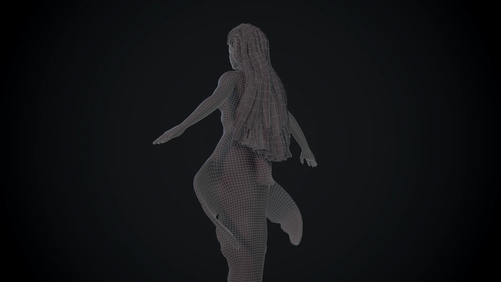 Rigged Mermaid