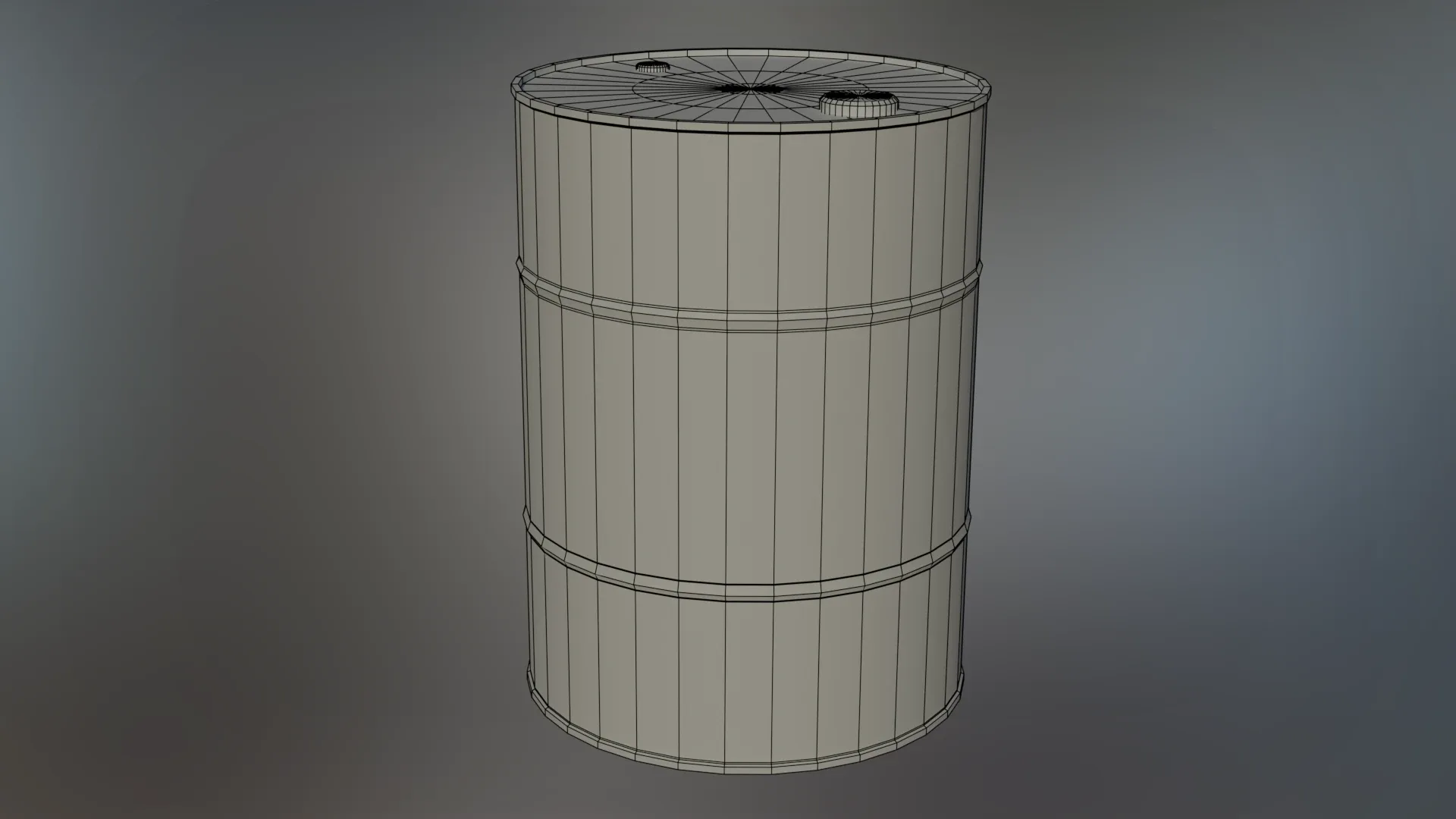 Industrial Oil Storage Drums - Blue