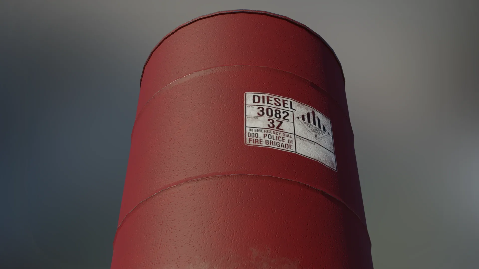 Industrial Oil Storage Drums - Red