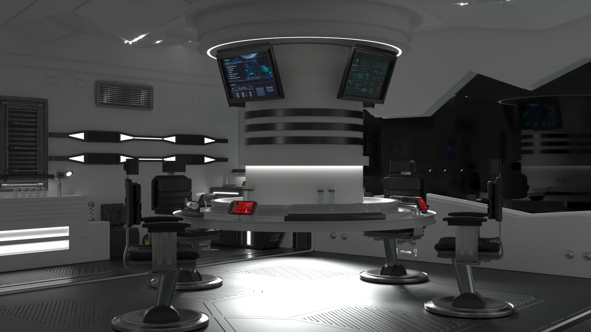 Sci-Fi Interior Station