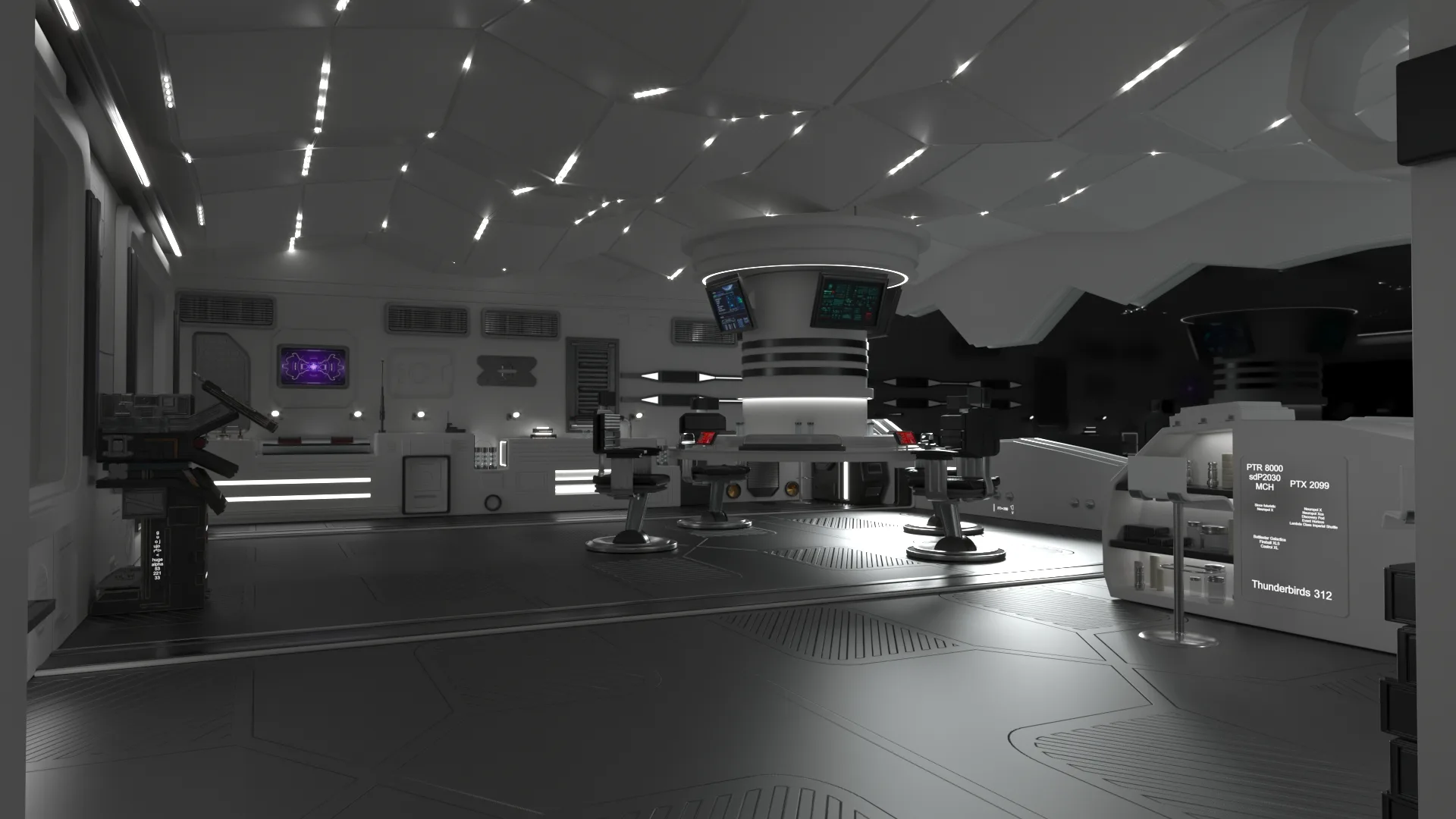 Sci-Fi Interior Station