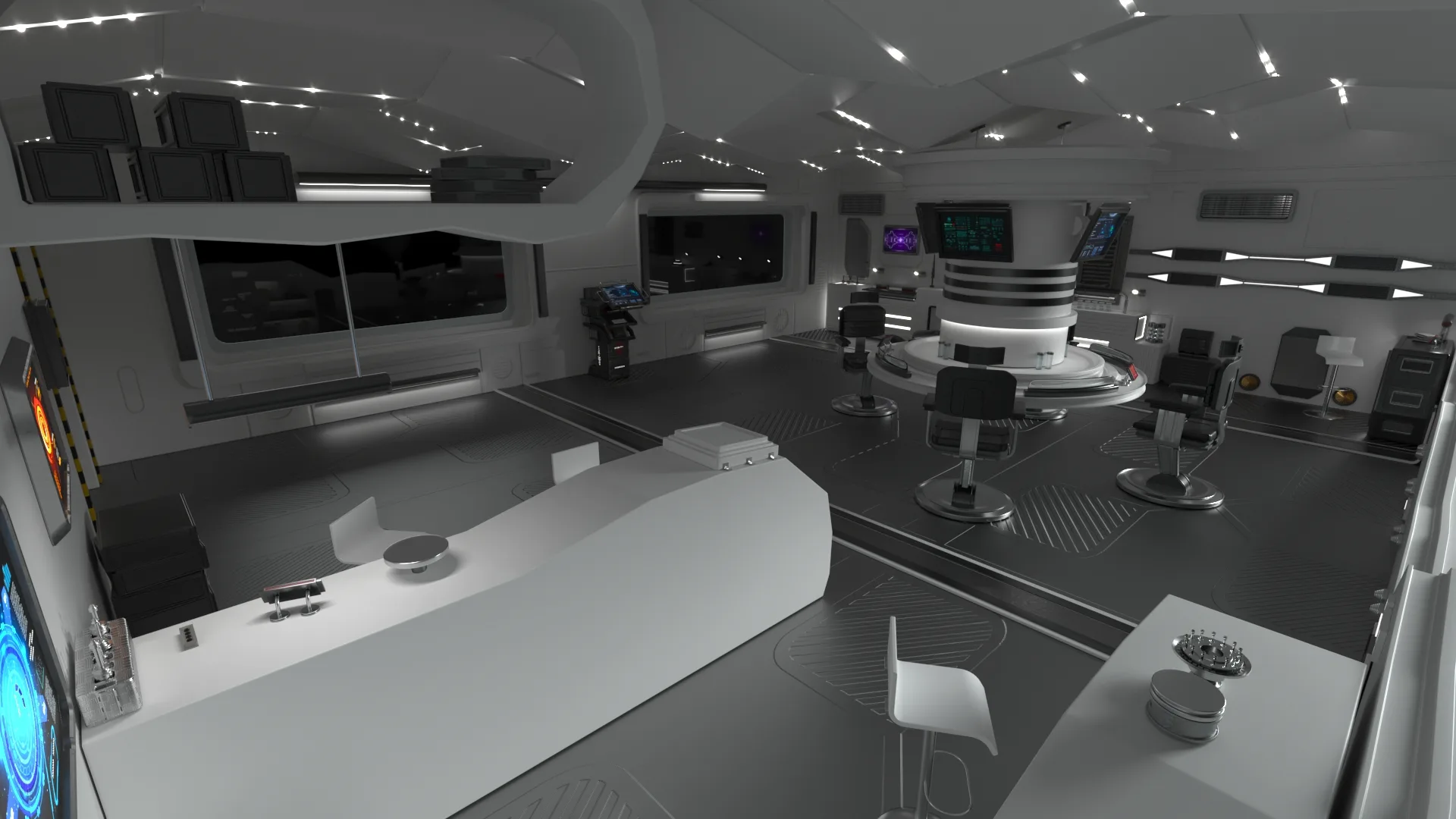 Sci-Fi Interior Station