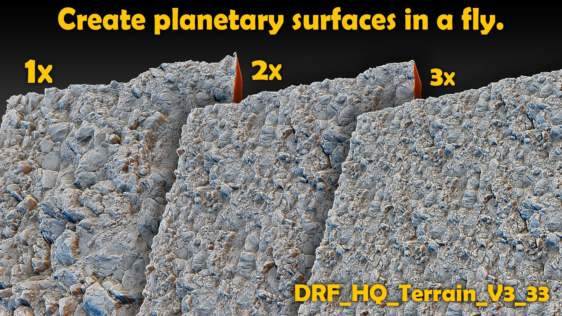 Ultra HQ Terrain / Rock Seamless Sculpt Zbrush brushes + Alphas (Blender, Substance, etc.) Vol.3