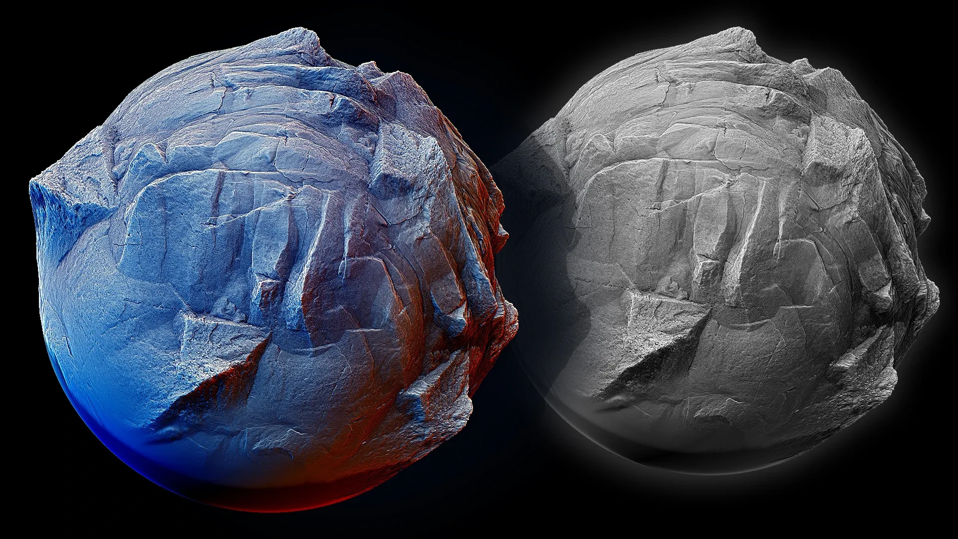 Ultra HQ Terrain / Rock Seamless Sculpt Zbrush brushes + Alphas (Blender, Substance, etc.) Vol.3