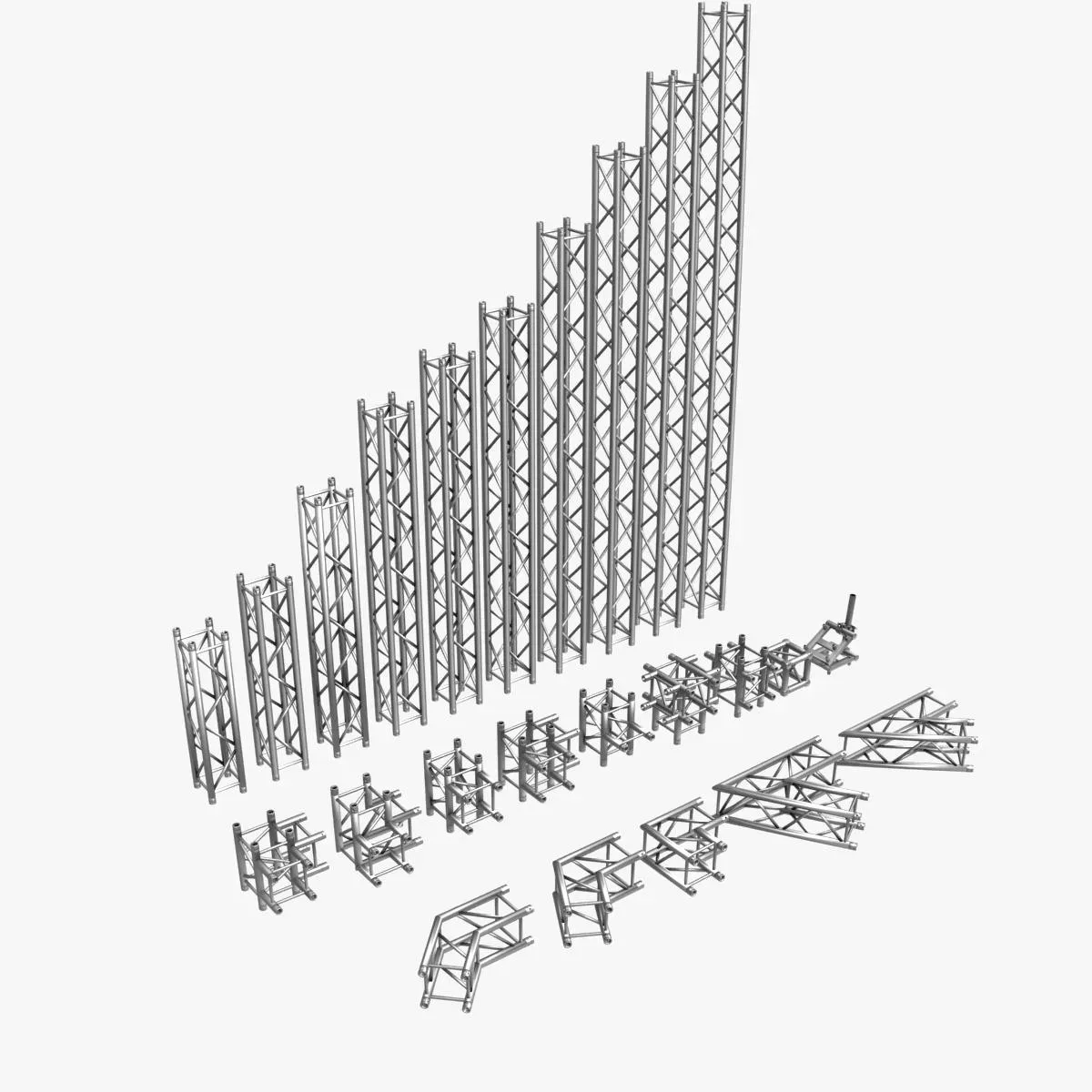 Square Truss Standard Collection - 24 PCS Modular