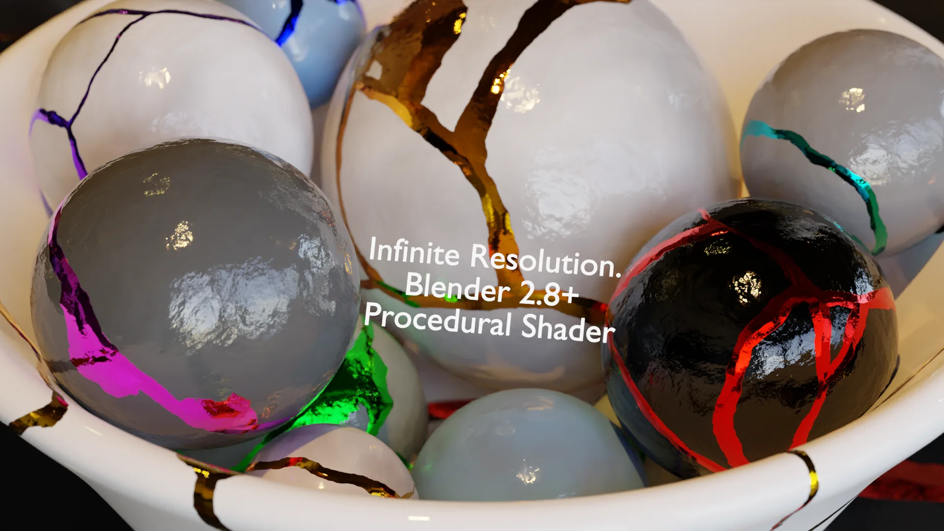 Kintsugi Simple - Blender Procedural Node Group