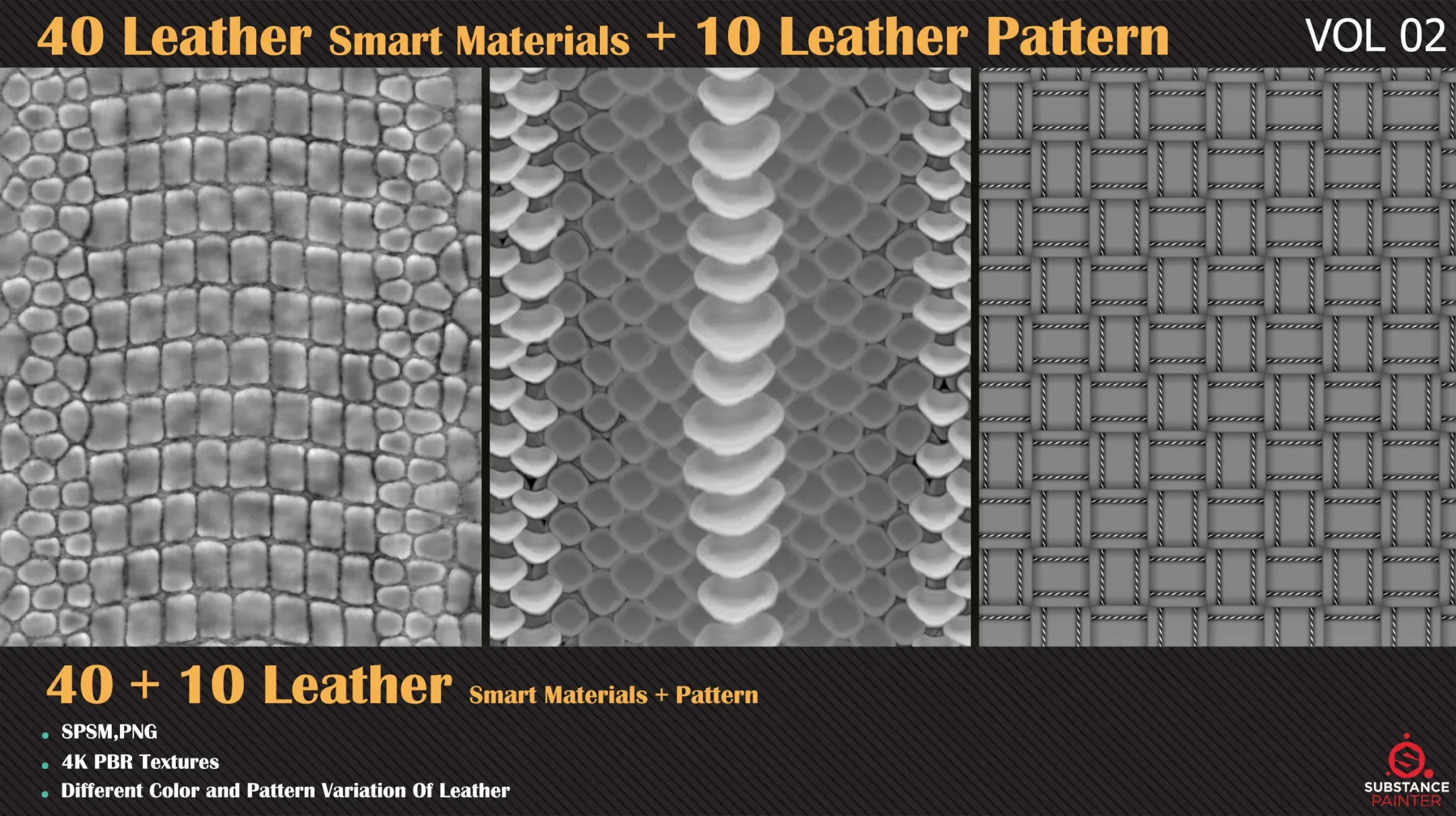 40 Leather Smart Materials + 10 Leather Patterns+Video Tutorial