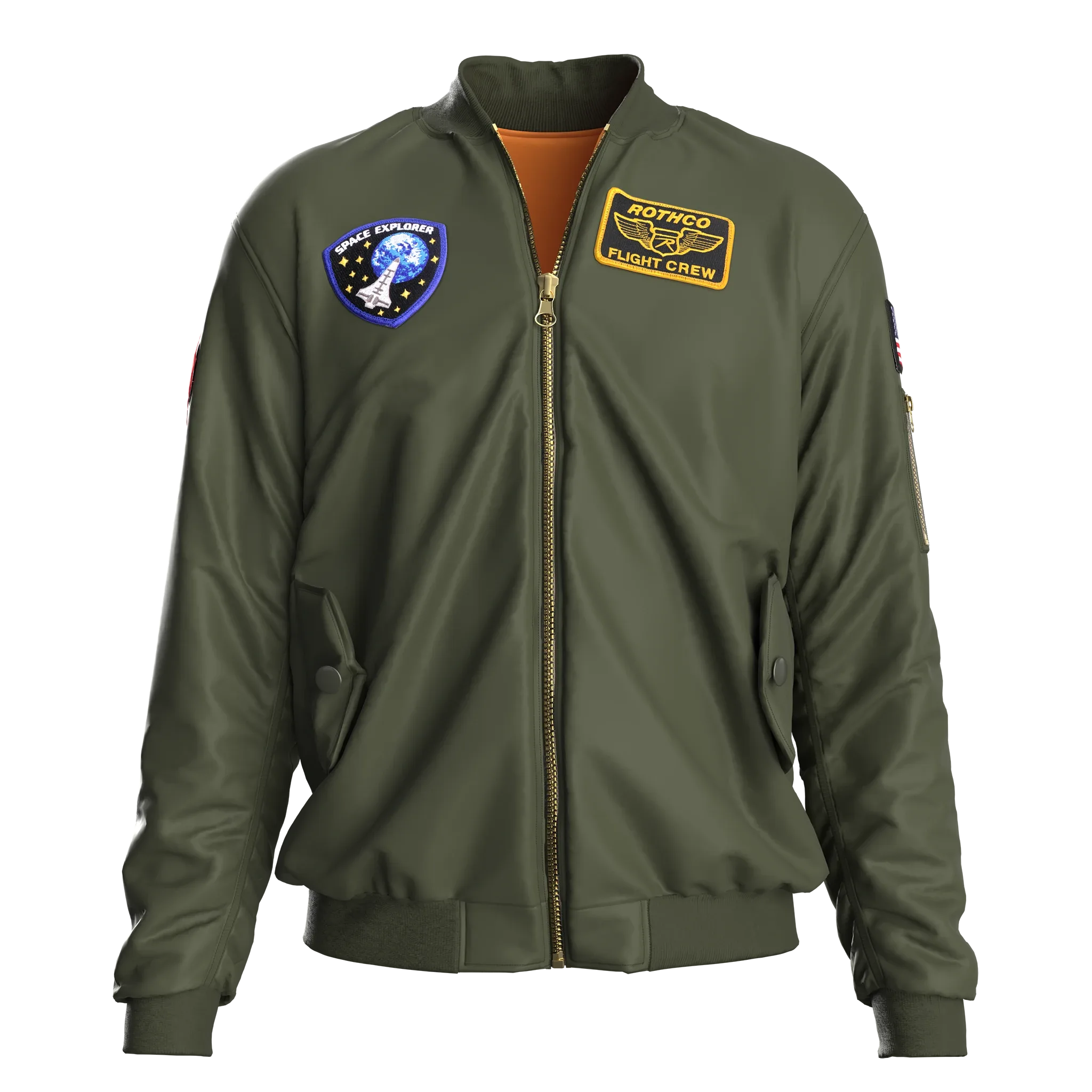 Flight Jacket, Marvelous Designer & Clo3d