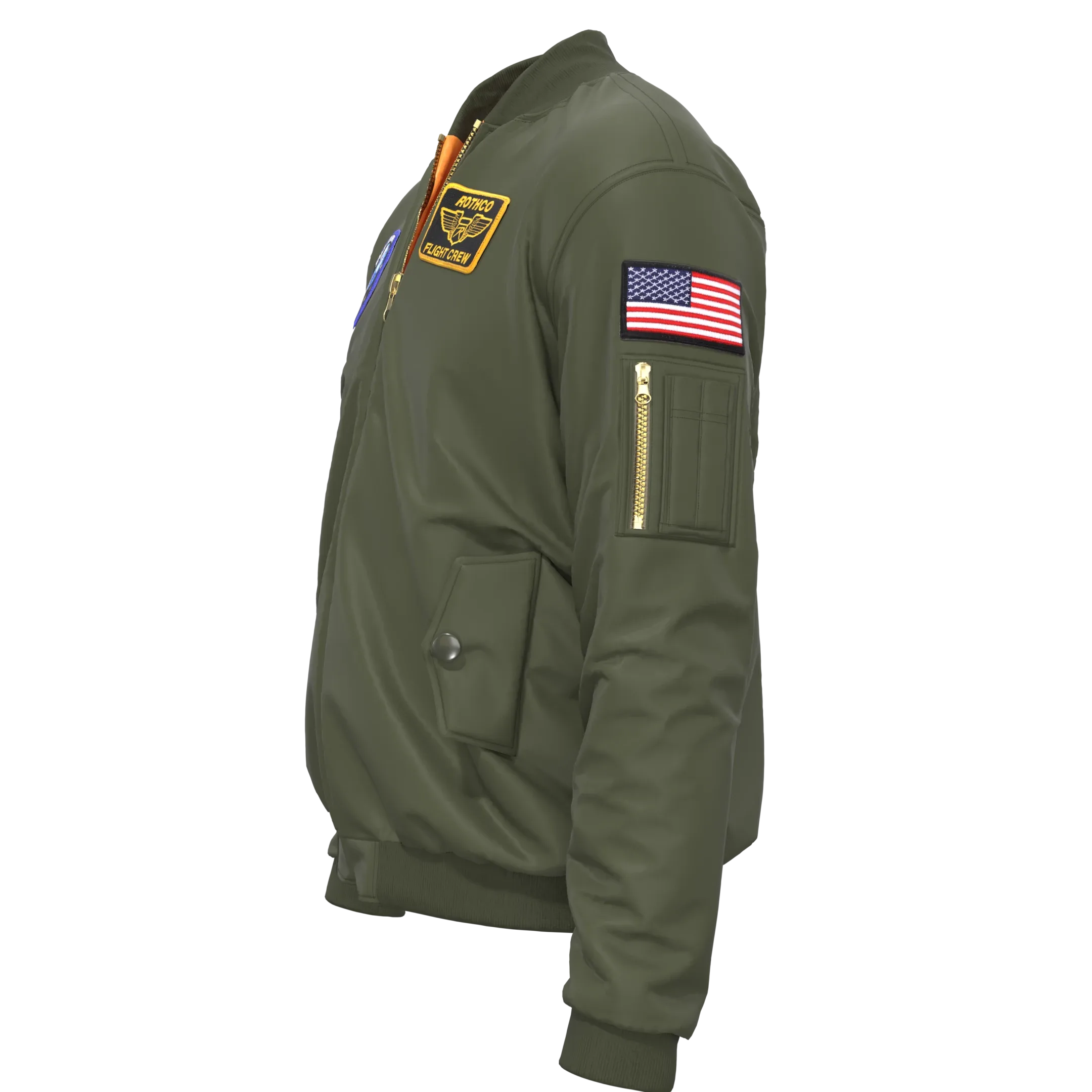 Flight Jacket, Marvelous Designer & Clo3d