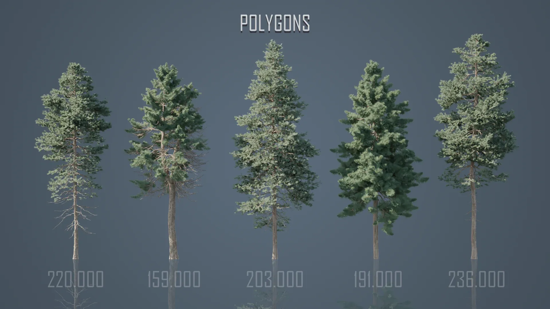 Tall Pine Trees Pack