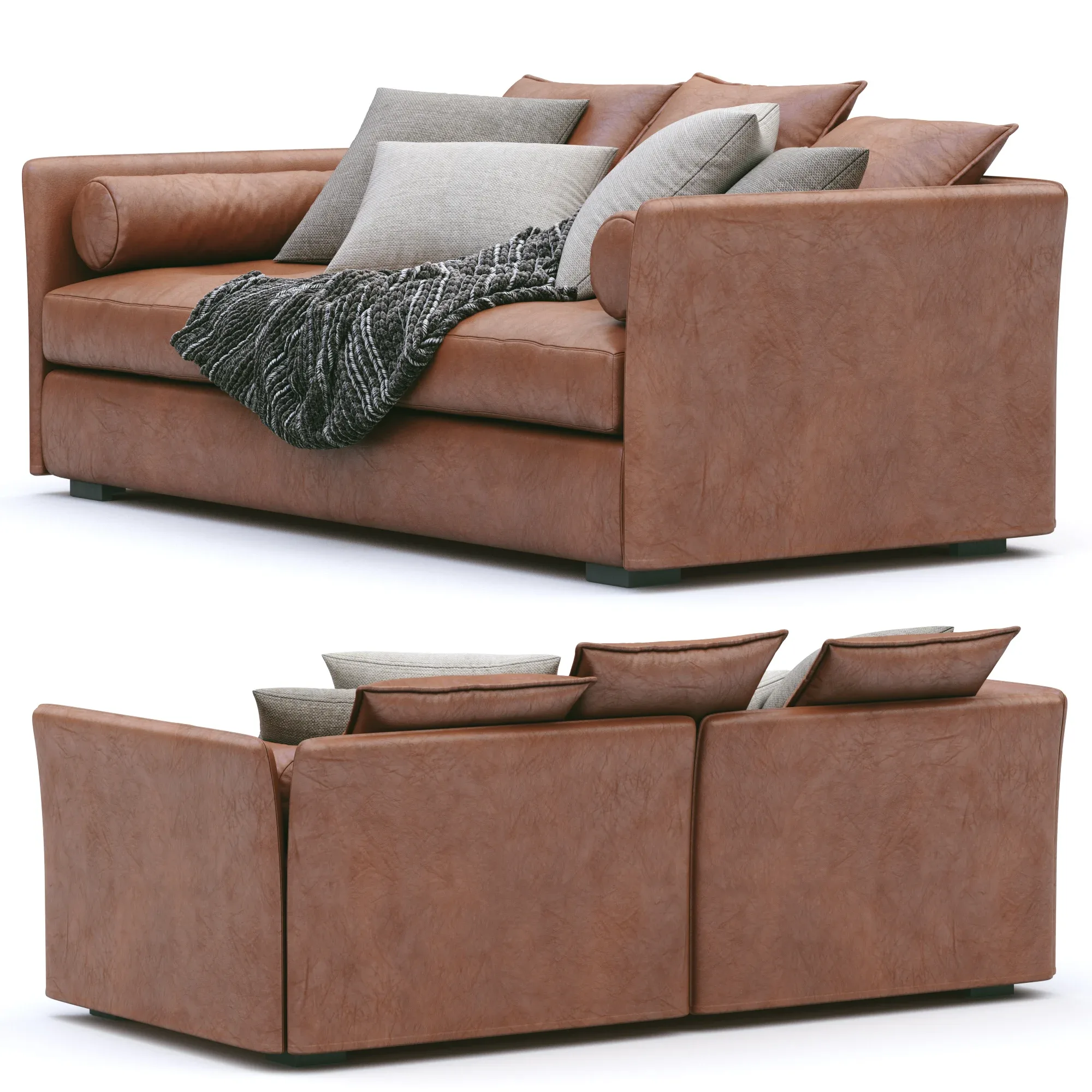 Leather Sofa FIGI ISOLOTTO