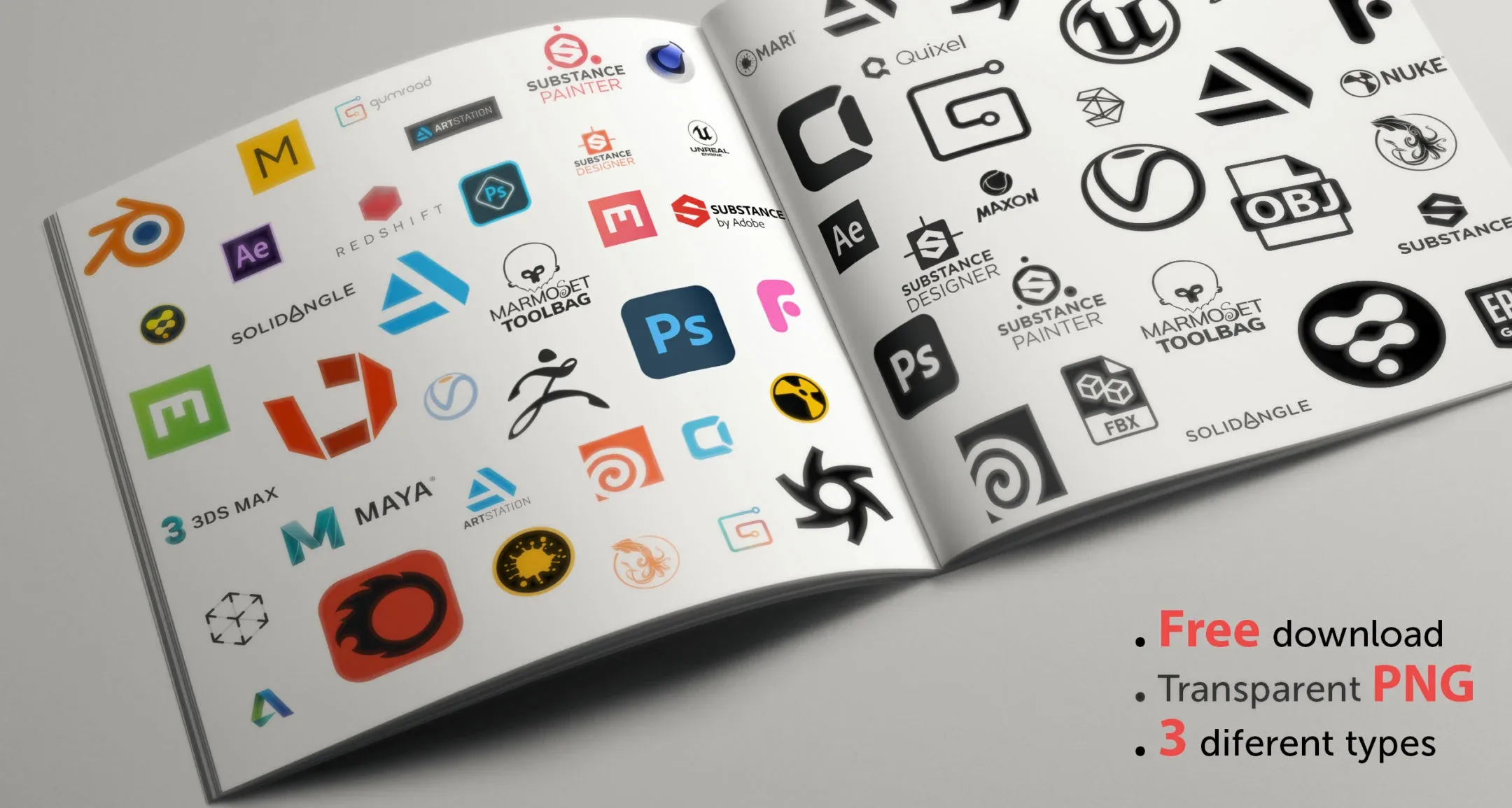 Transparent Logo Pack for Artist