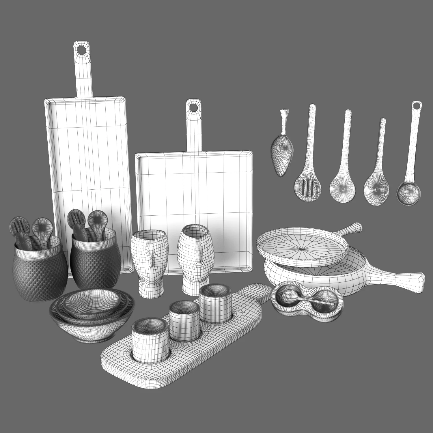 Kitchen Essential Pack 3D Model