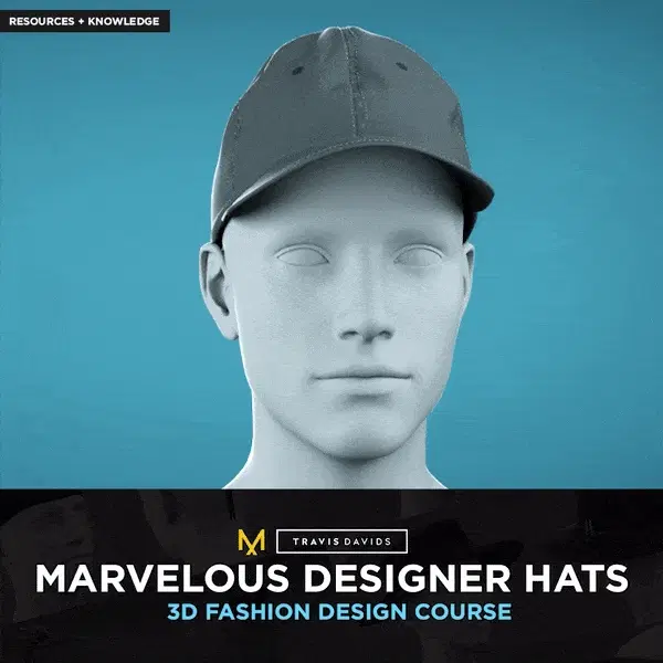 Marvelous Designer Hats - 3D Fashion Design Course