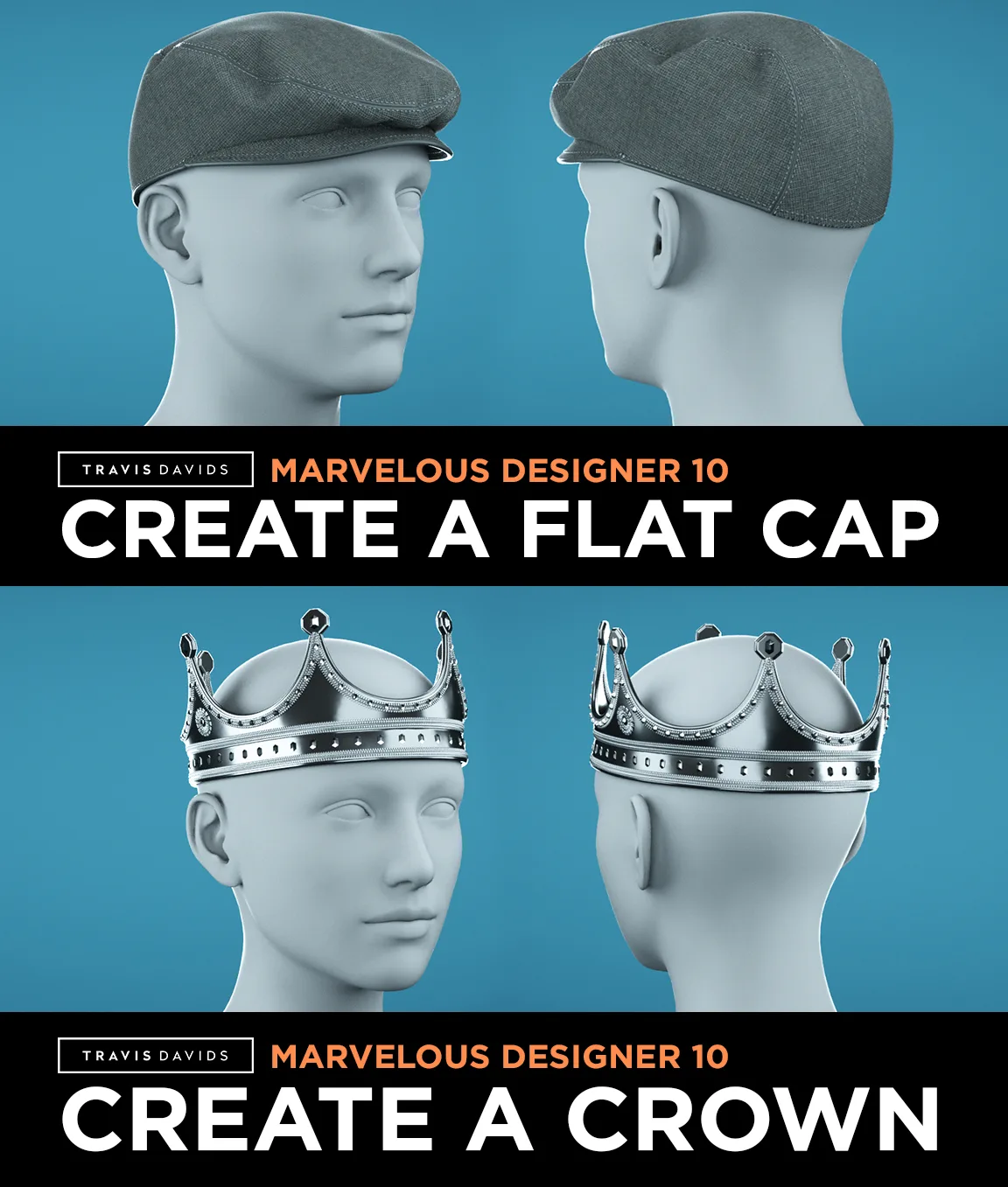 Marvelous Designer Hats - 3D Fashion Design Course