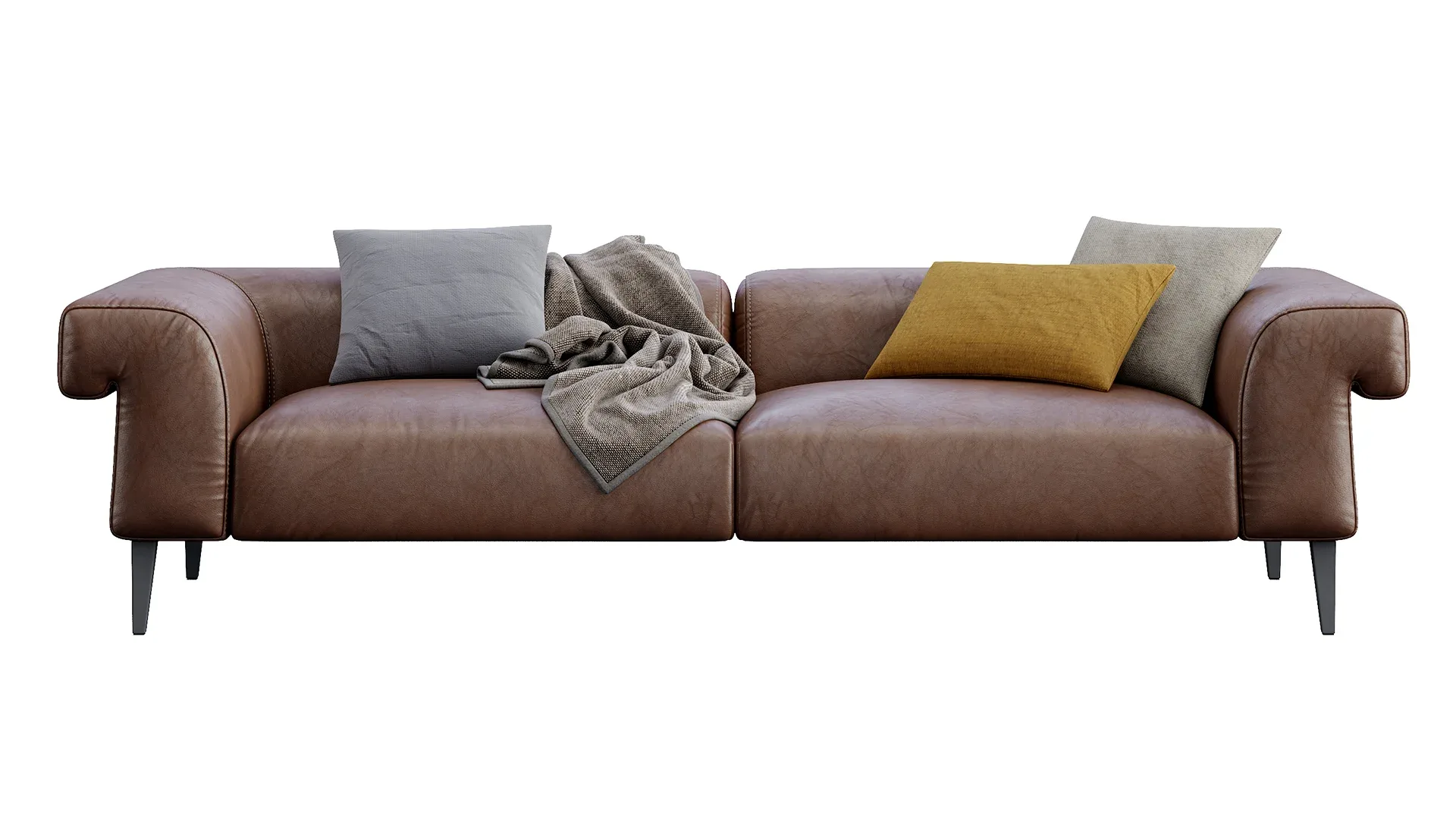 Leather Sofa Soho By Gianfranco Ferre