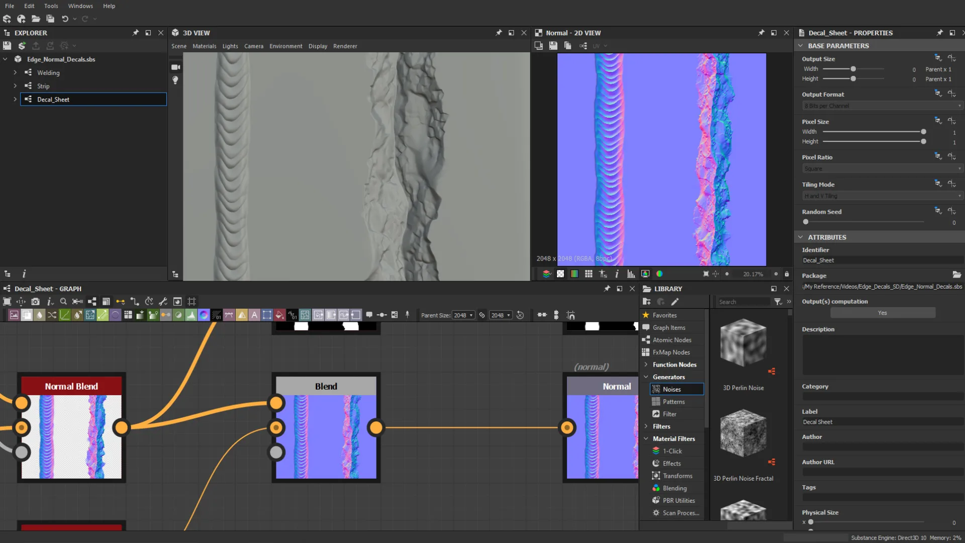 Using Trim Sheets & Decals for Game Artists