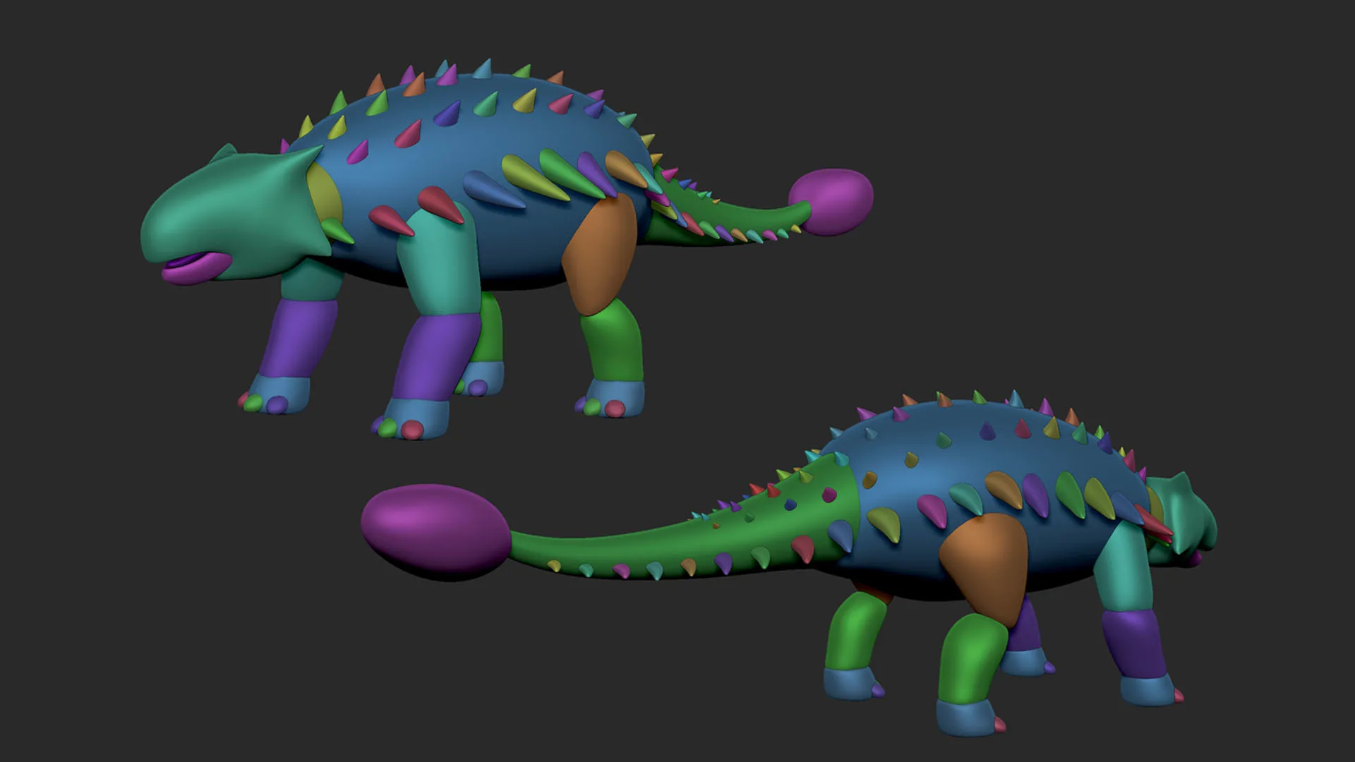 Dinosaur Basemesh Collection