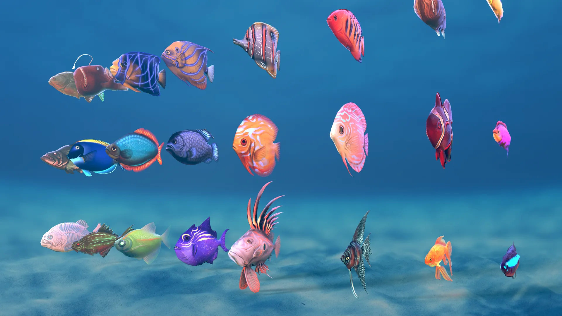 Stylized Small Fishes