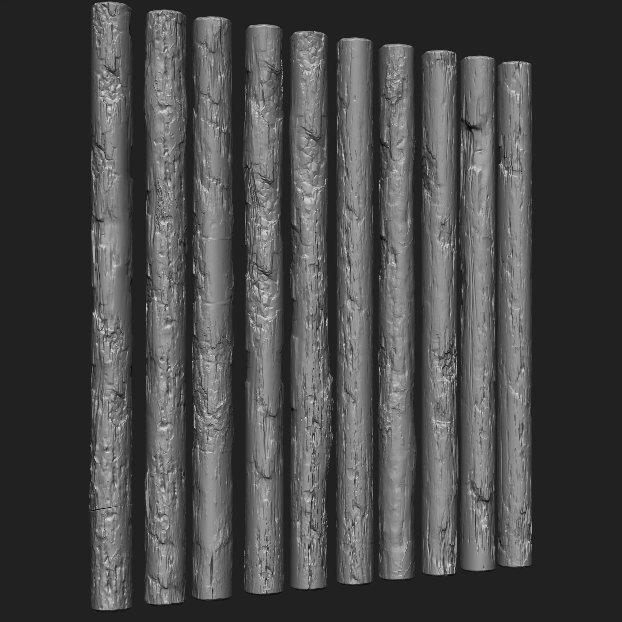 Wooden Plank IMM Brush Pack 21 in One