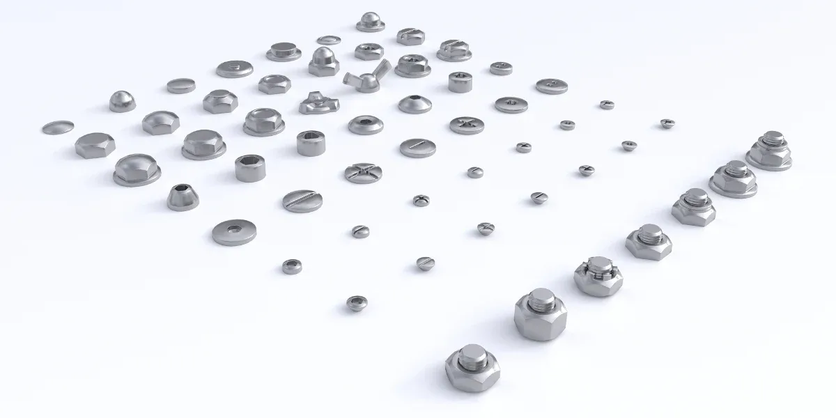 Bolt & Screw Head Pack FlippedNormals