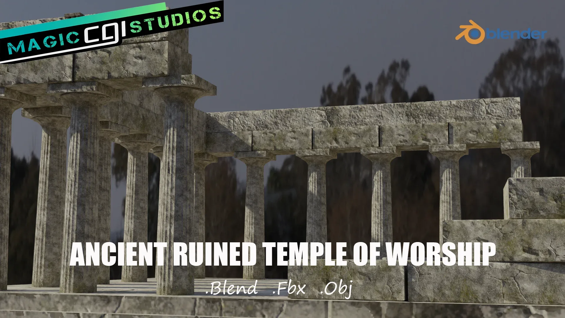 Ancient Ruined Temple Of Worship