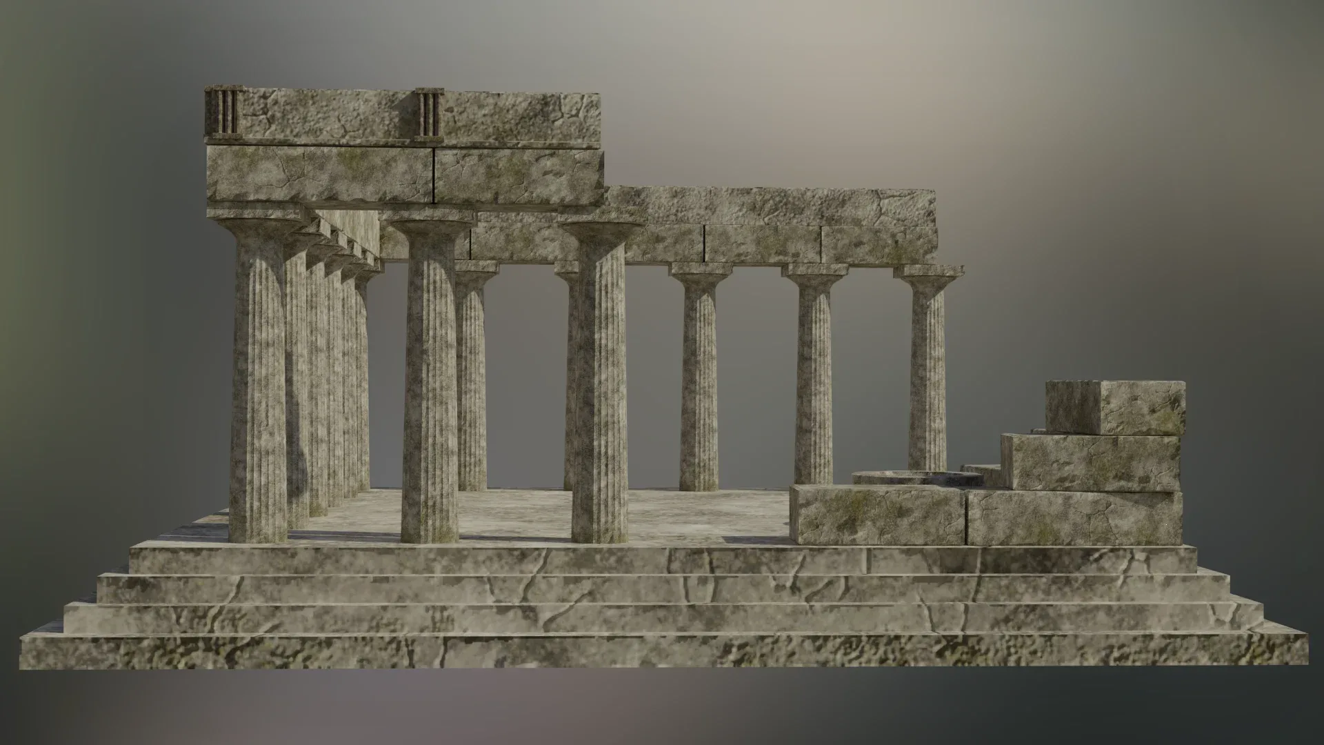 Ancient Ruined Temple Of Worship