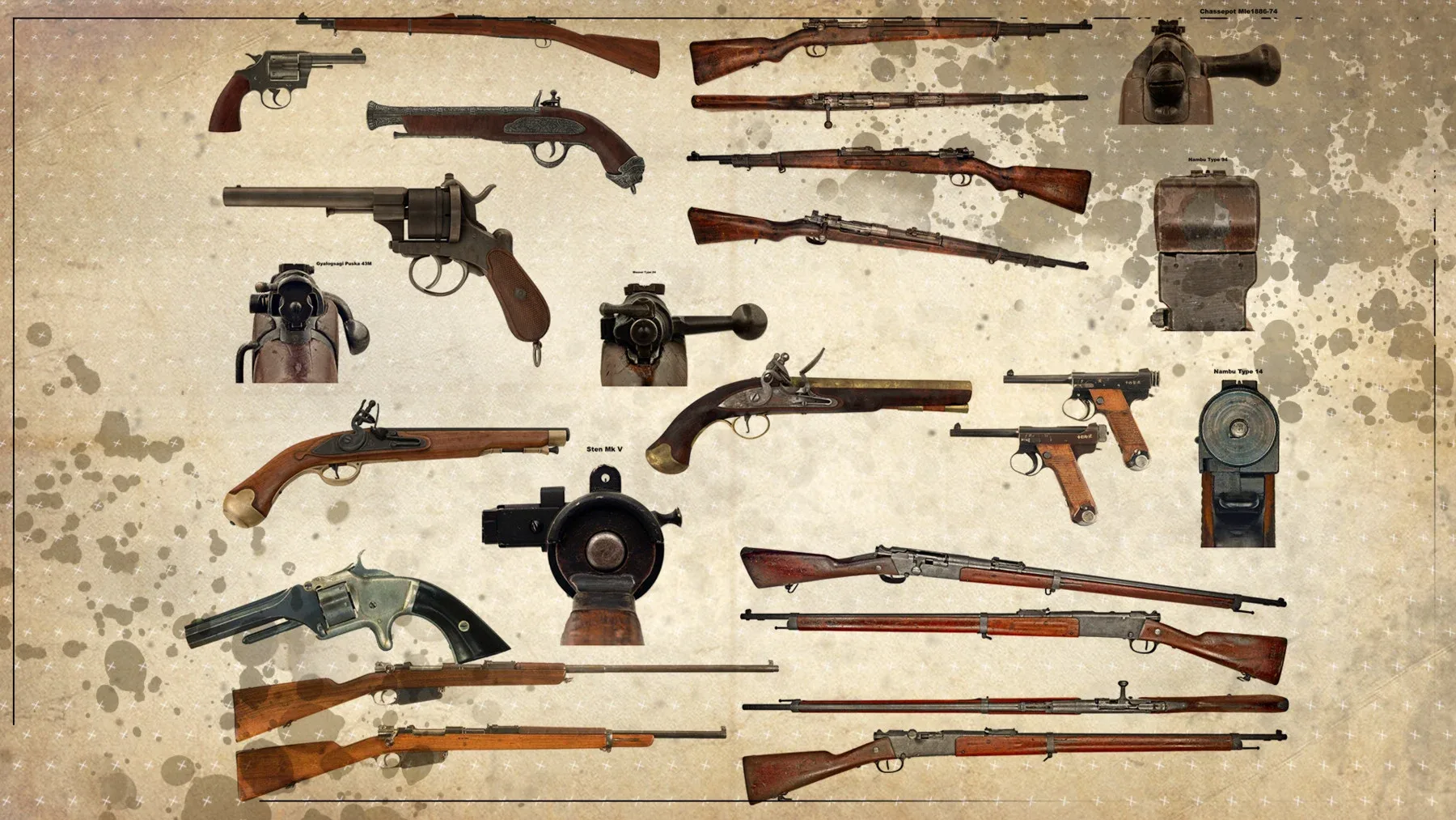 Old Weapon Reference Pack (200+90 pics.) png