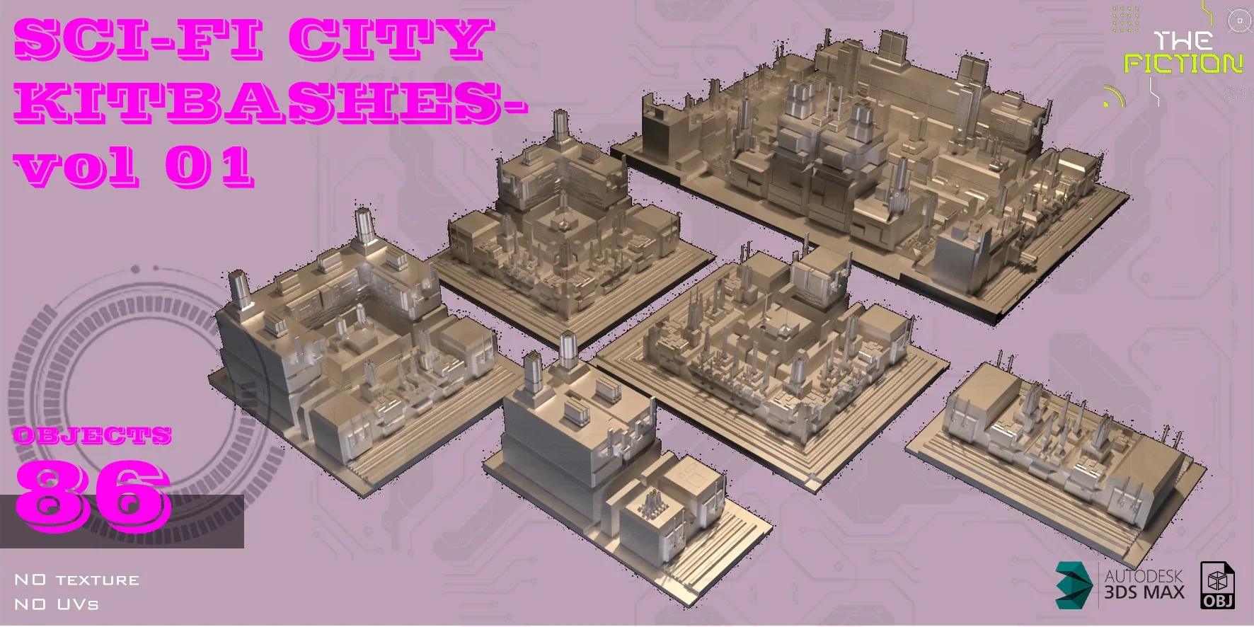 86 SCI-FI CITY KITBASHES - VOL1