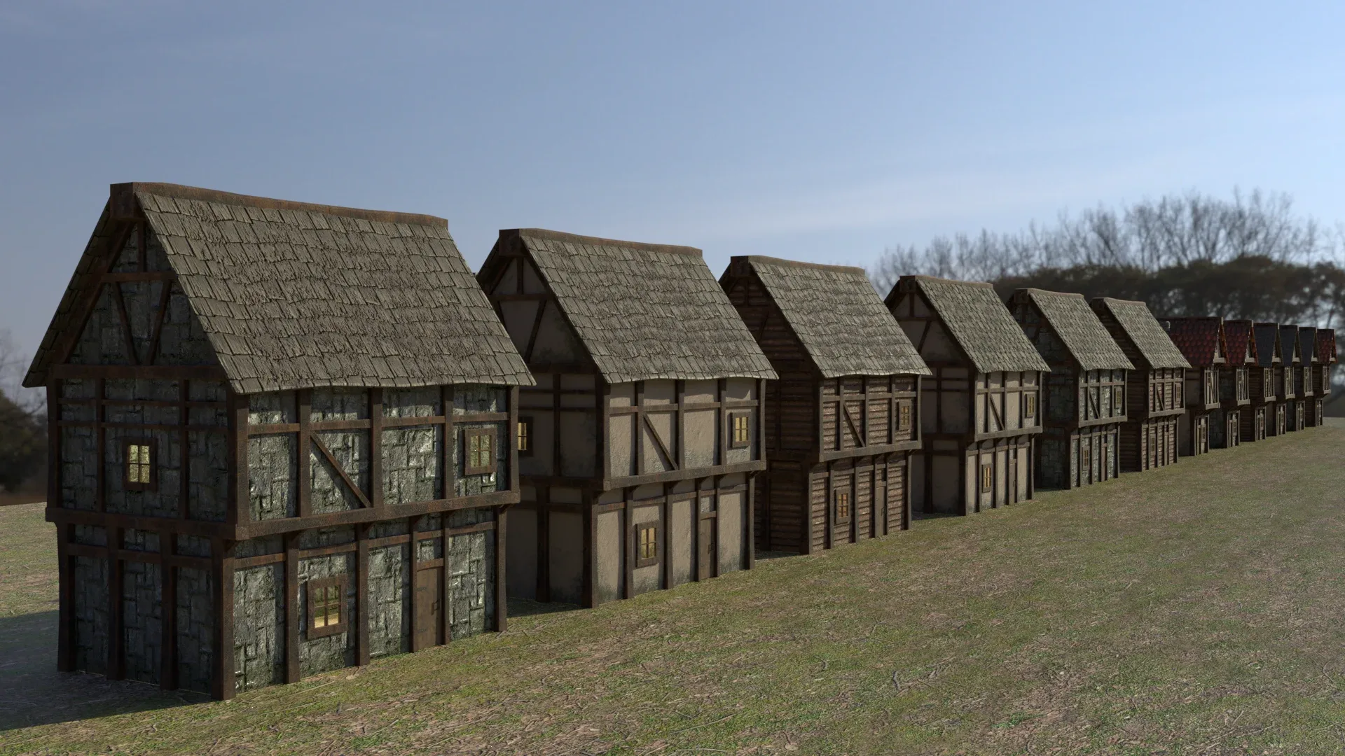 Medieval House Assets Pack