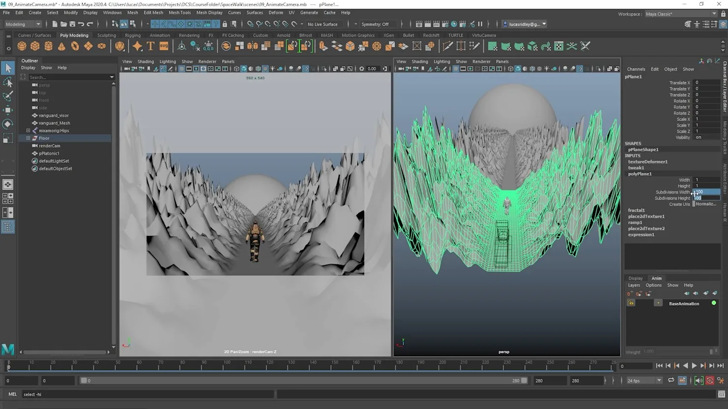 Create a Sci-Fi 3D Animation Loop in Autodesk Maya