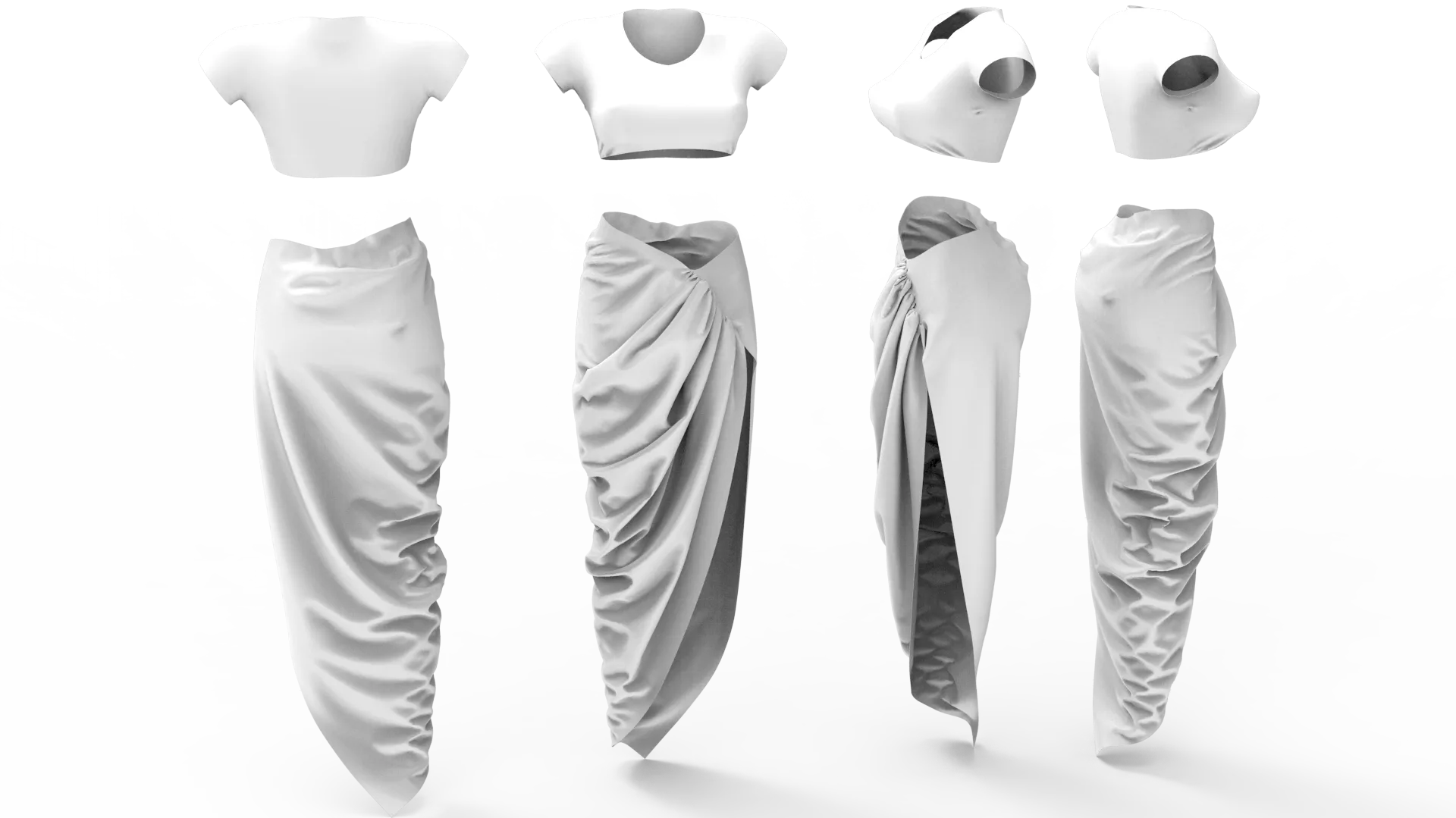 8 Casual MD / Clo3D Dresses