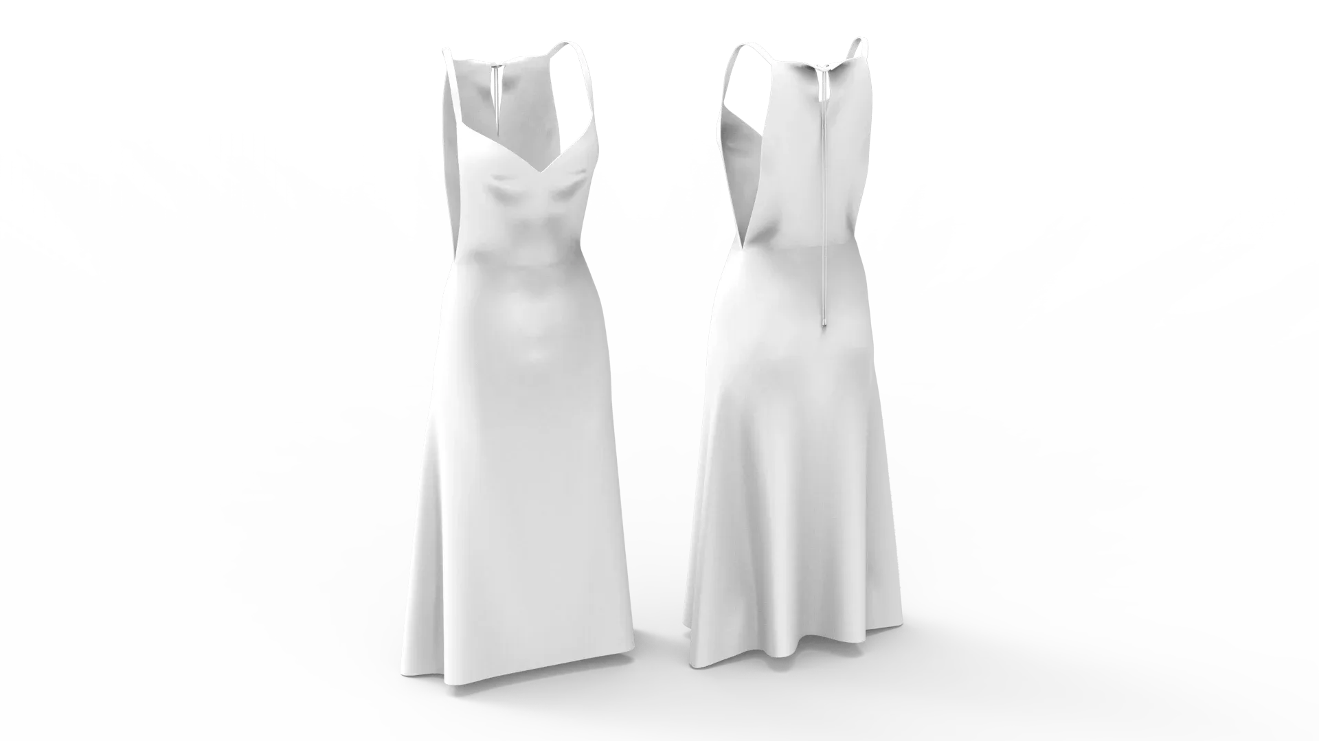 8 Fashion Dresses MD / Clo3D