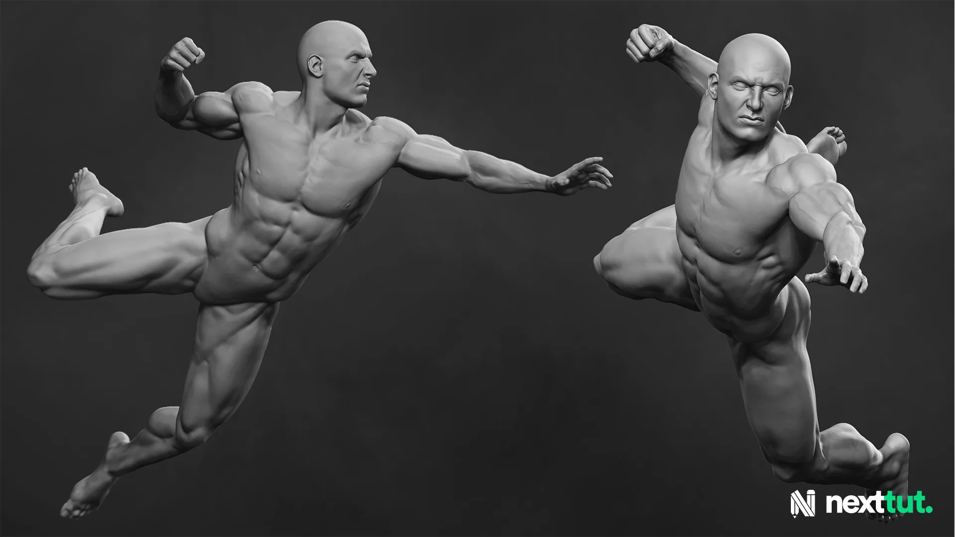 Dynamic Male Anatomy for Artists in Zbrush