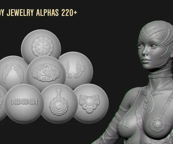 220+ ANTYC Body Jewelry & Cloth Decoration Alphas