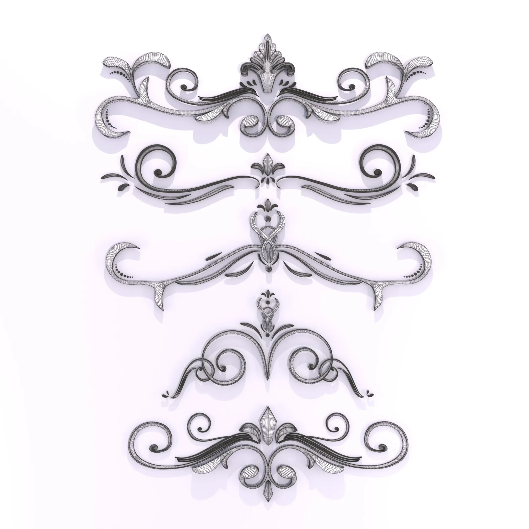 Free Sample Floral Ornament Frames