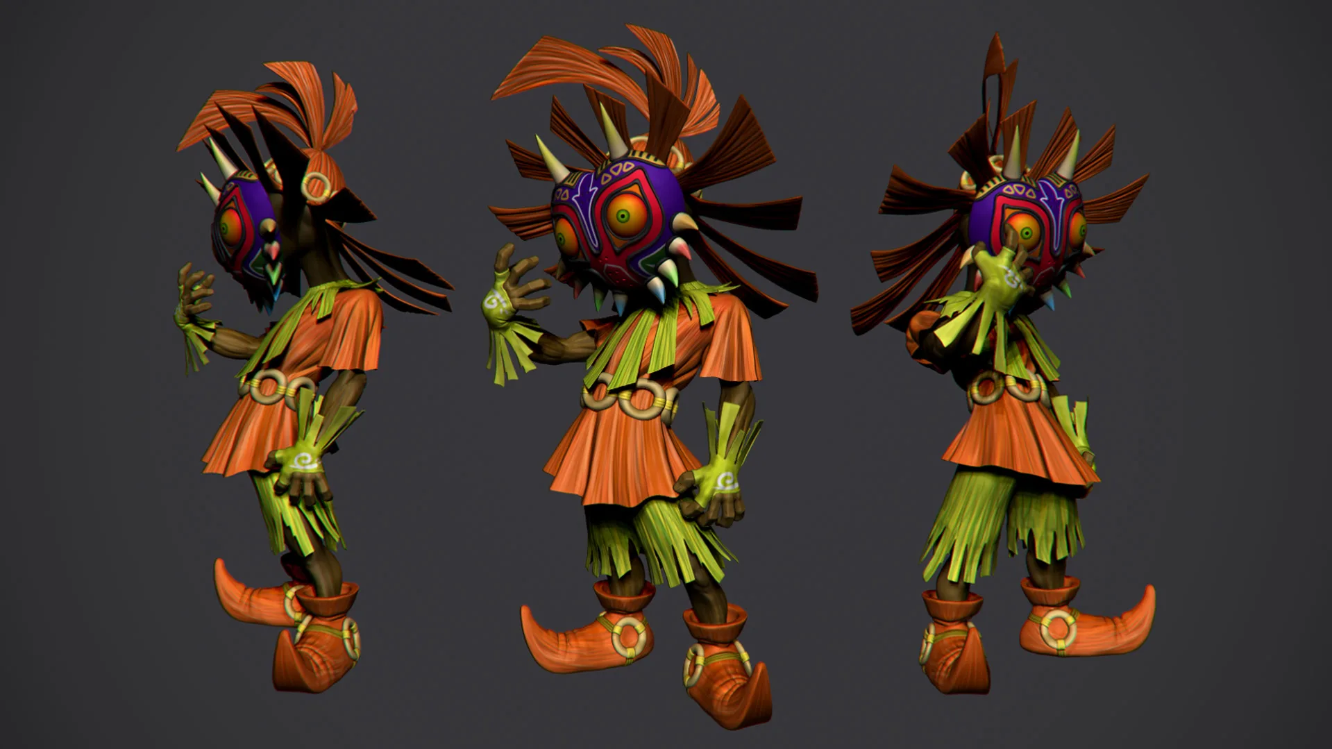 Stylized Character Sculpting in ZBrush - Majora & Skull Kid